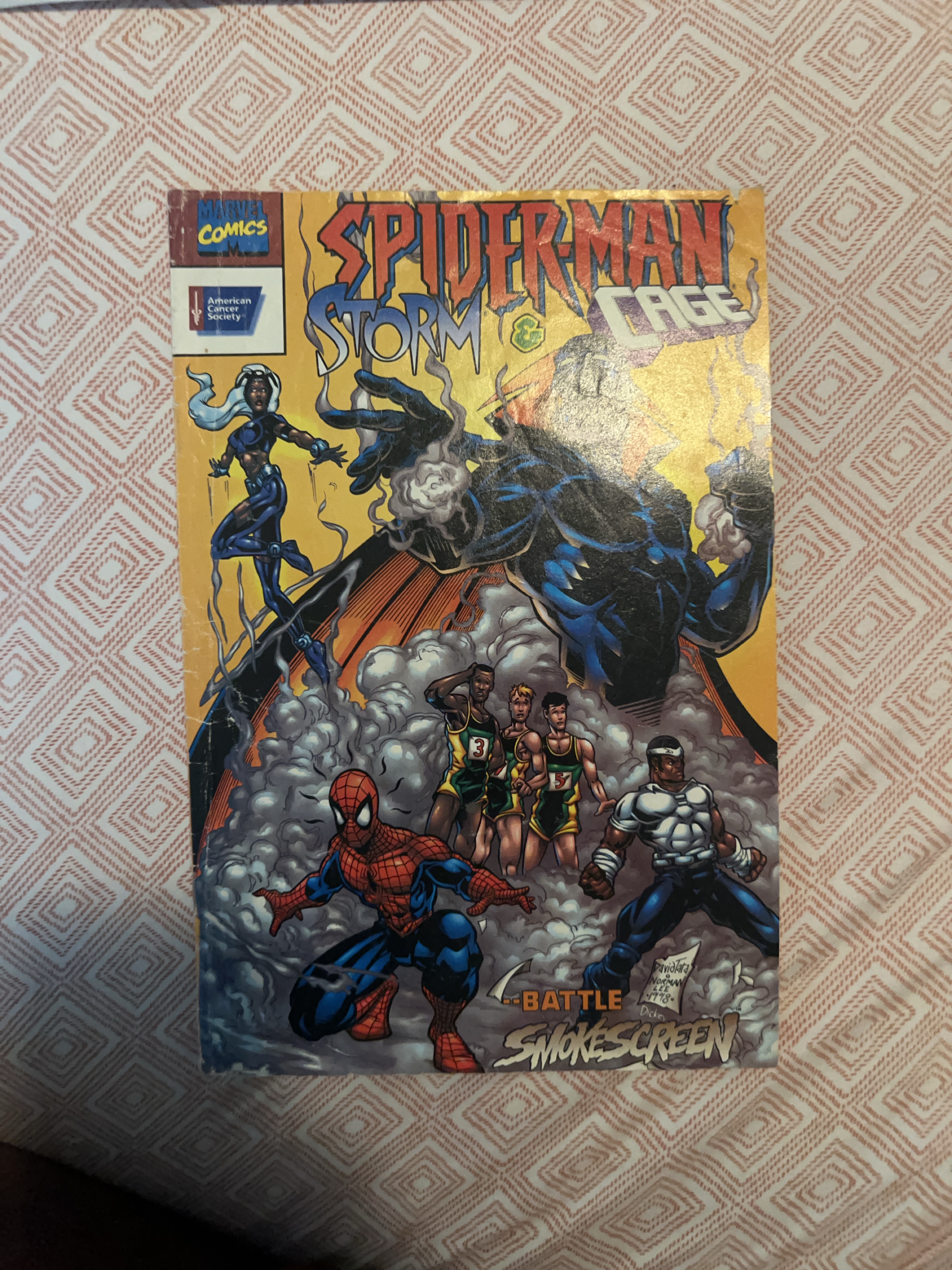 Spider-Man Storm & Cage Battle Smokescreen Comic