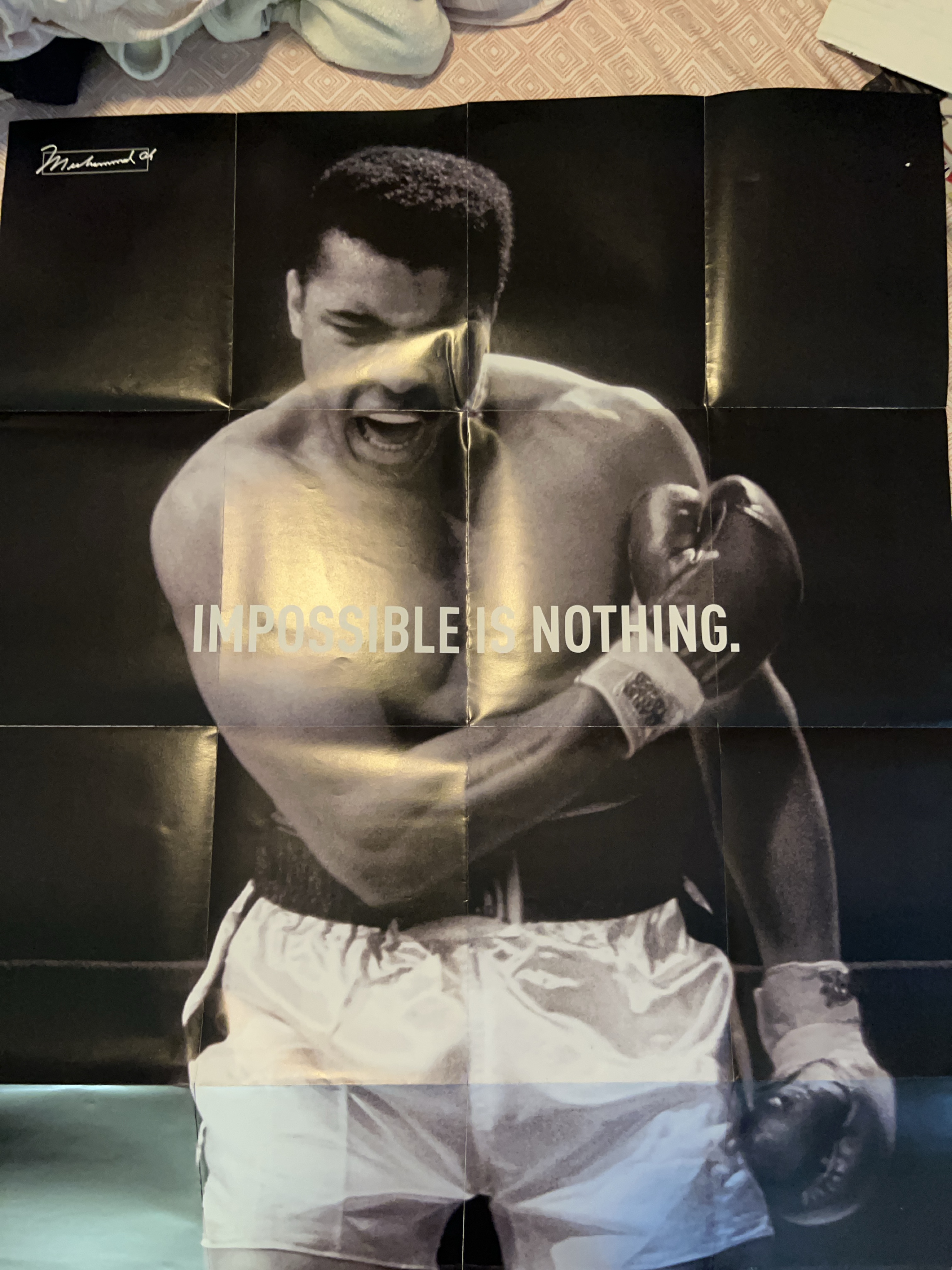 Muhammad Ali Impossible Is Nothing Poster