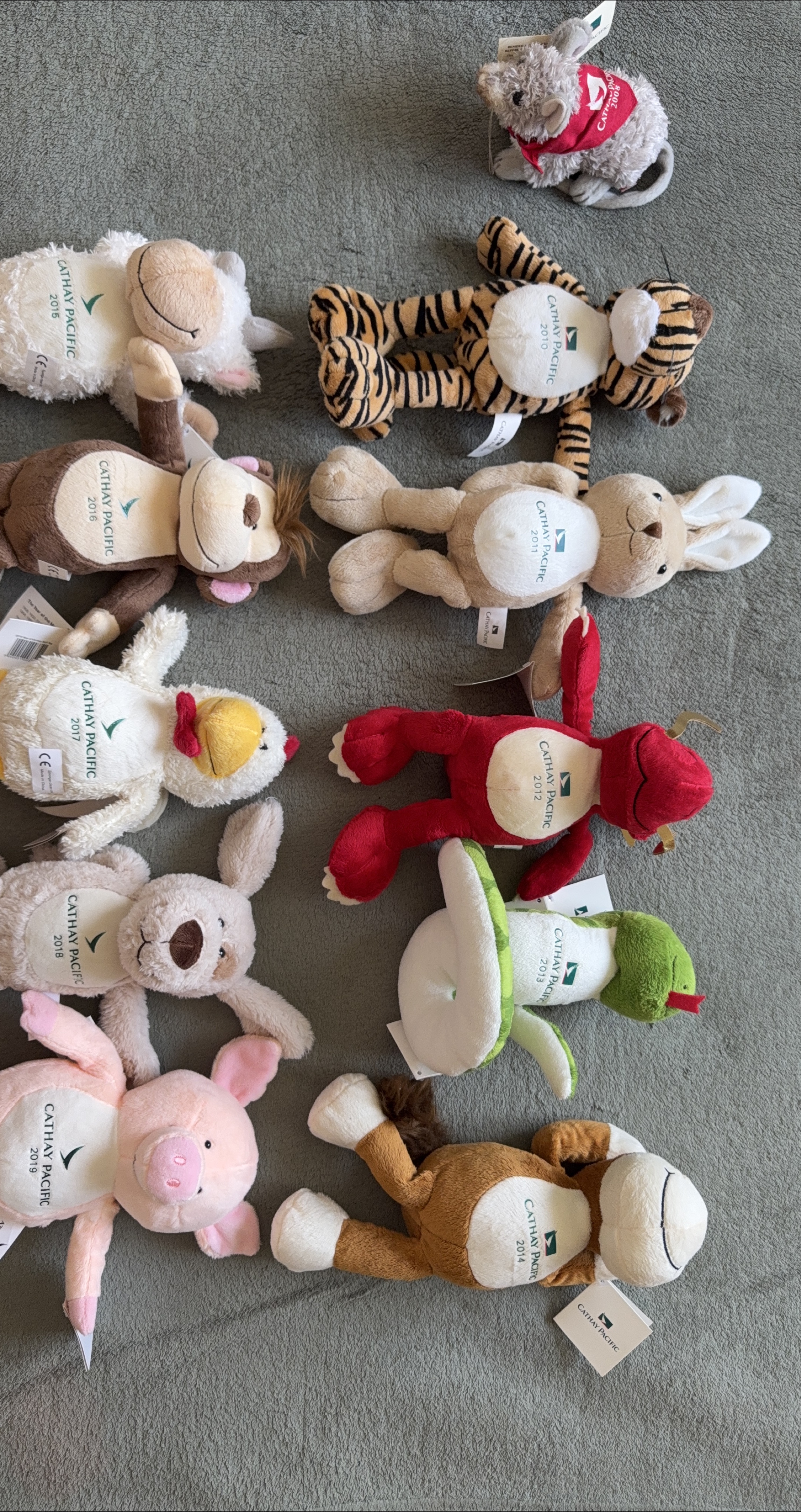 Cathay Pacific Plush Animal Toys