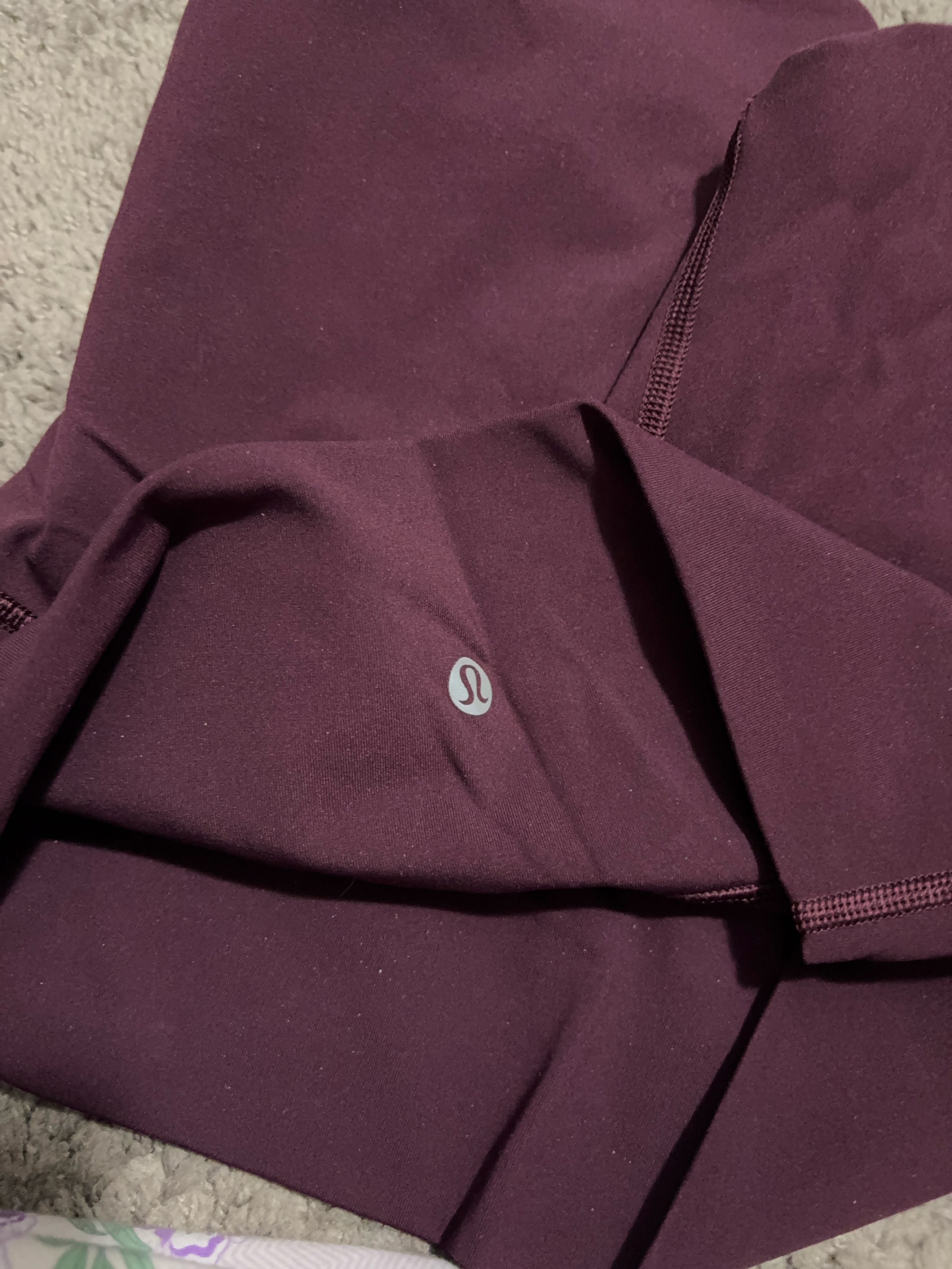 Dark purple leggings thumbnail