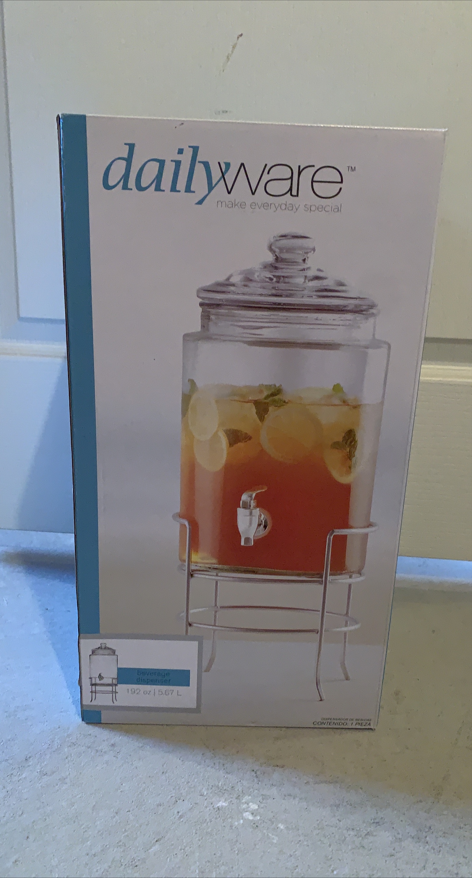 Dailyware Beverage Dispenser - 5.67 L (192 oz) thumbnail