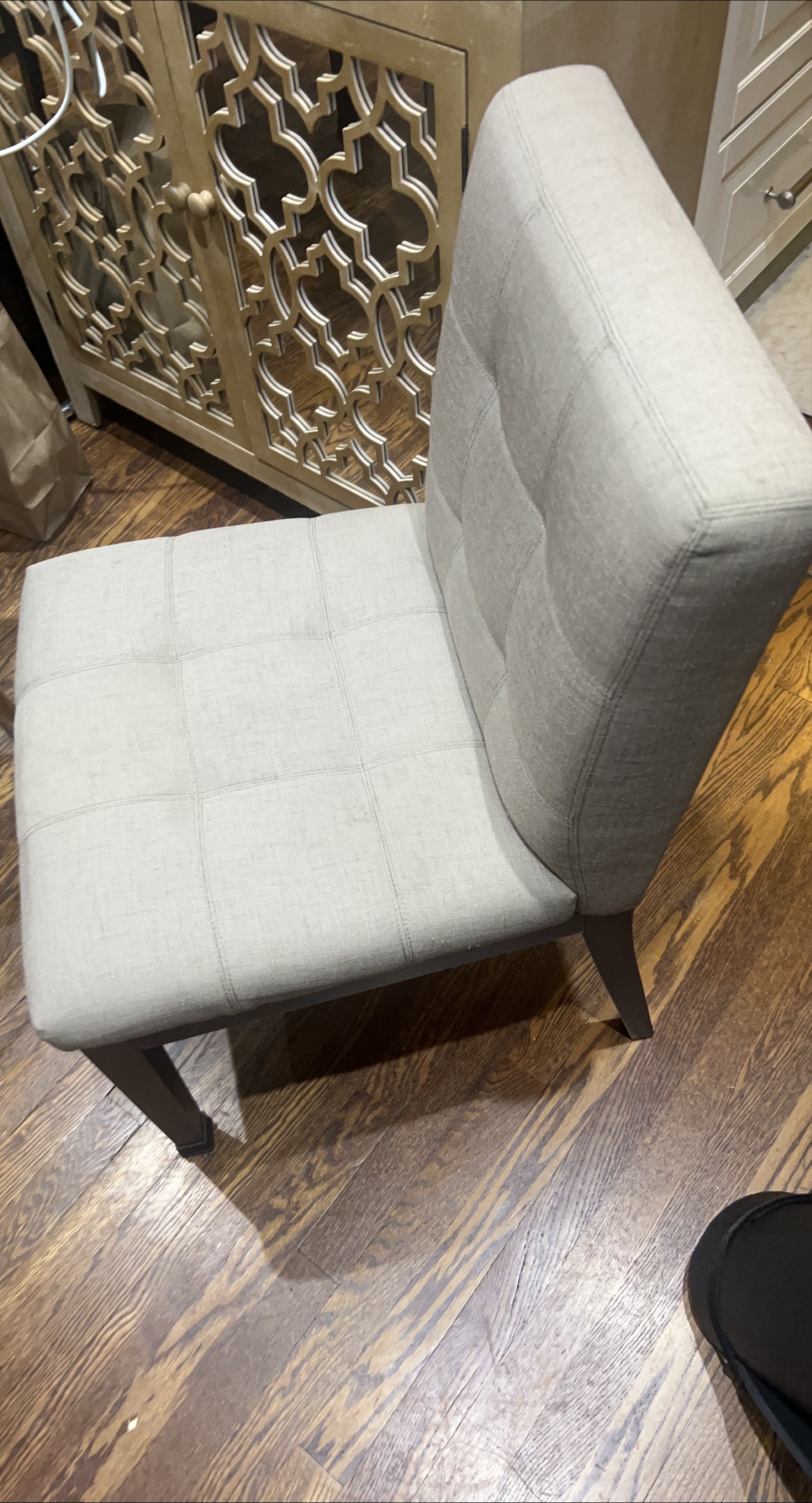Upholstered Dining Chairs x 2 $40 each thumbnail