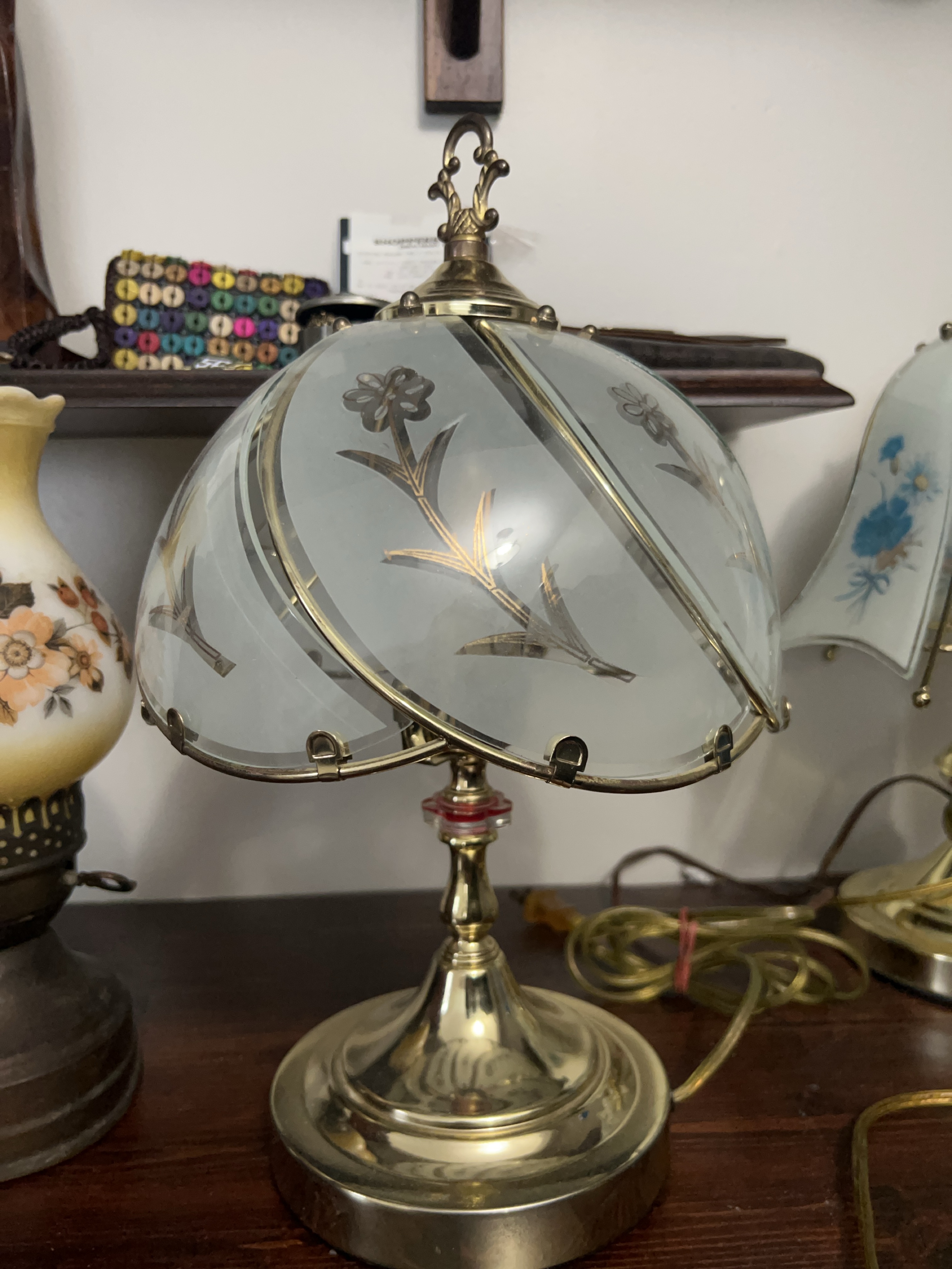 Vintage Brass Table Lamp thumbnail