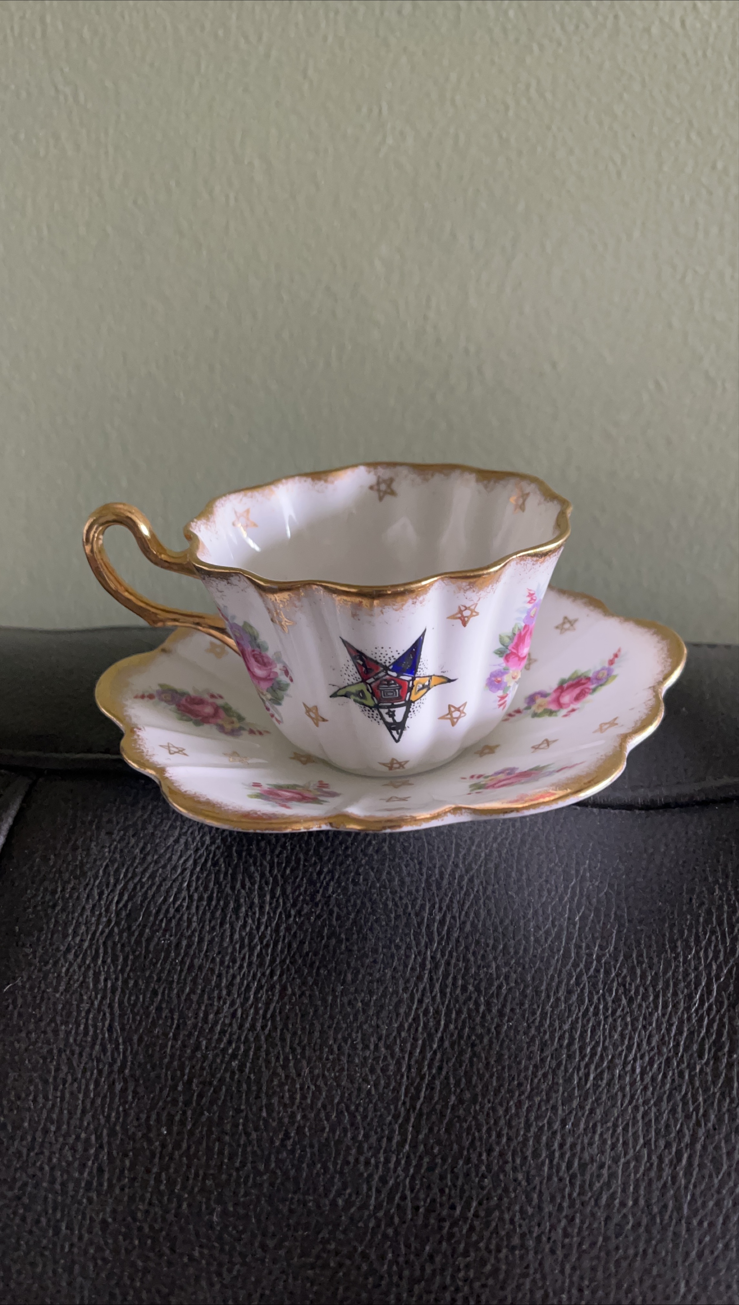 Vintage Masonry with  Delicate Floral Tea Cup No Set thumbnail
