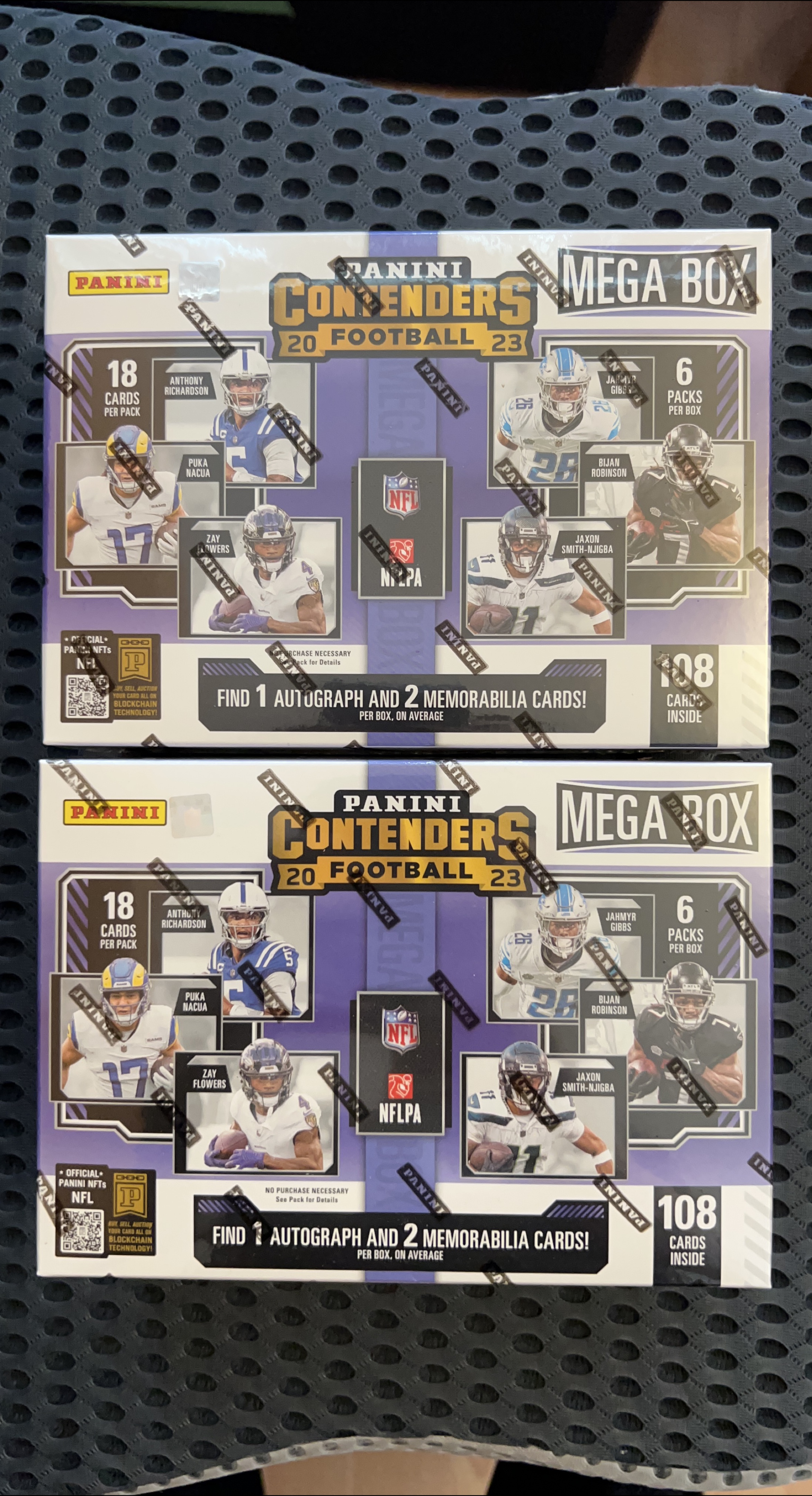Panini Contenders 2023 Football Mega Box (2 boxes new & sealed) thumbnail