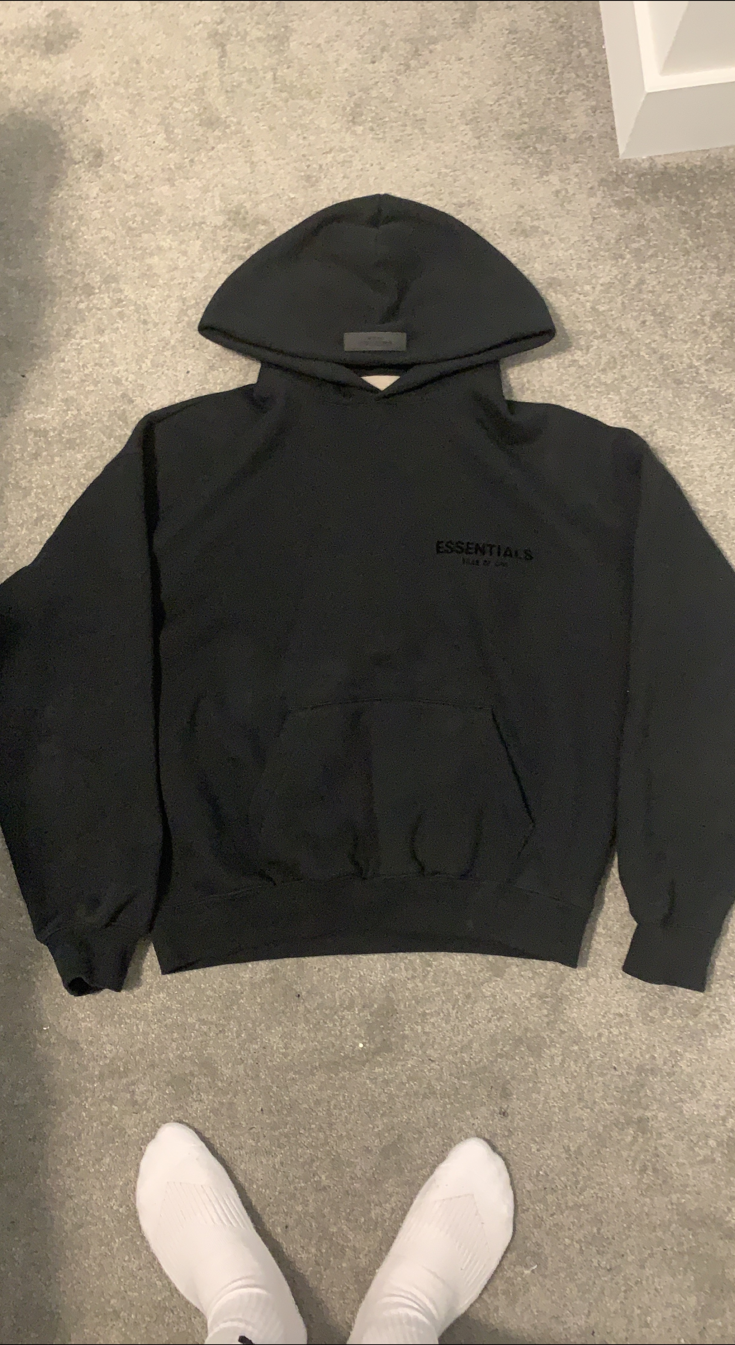 Essentials Hoodie DS Black thumbnail