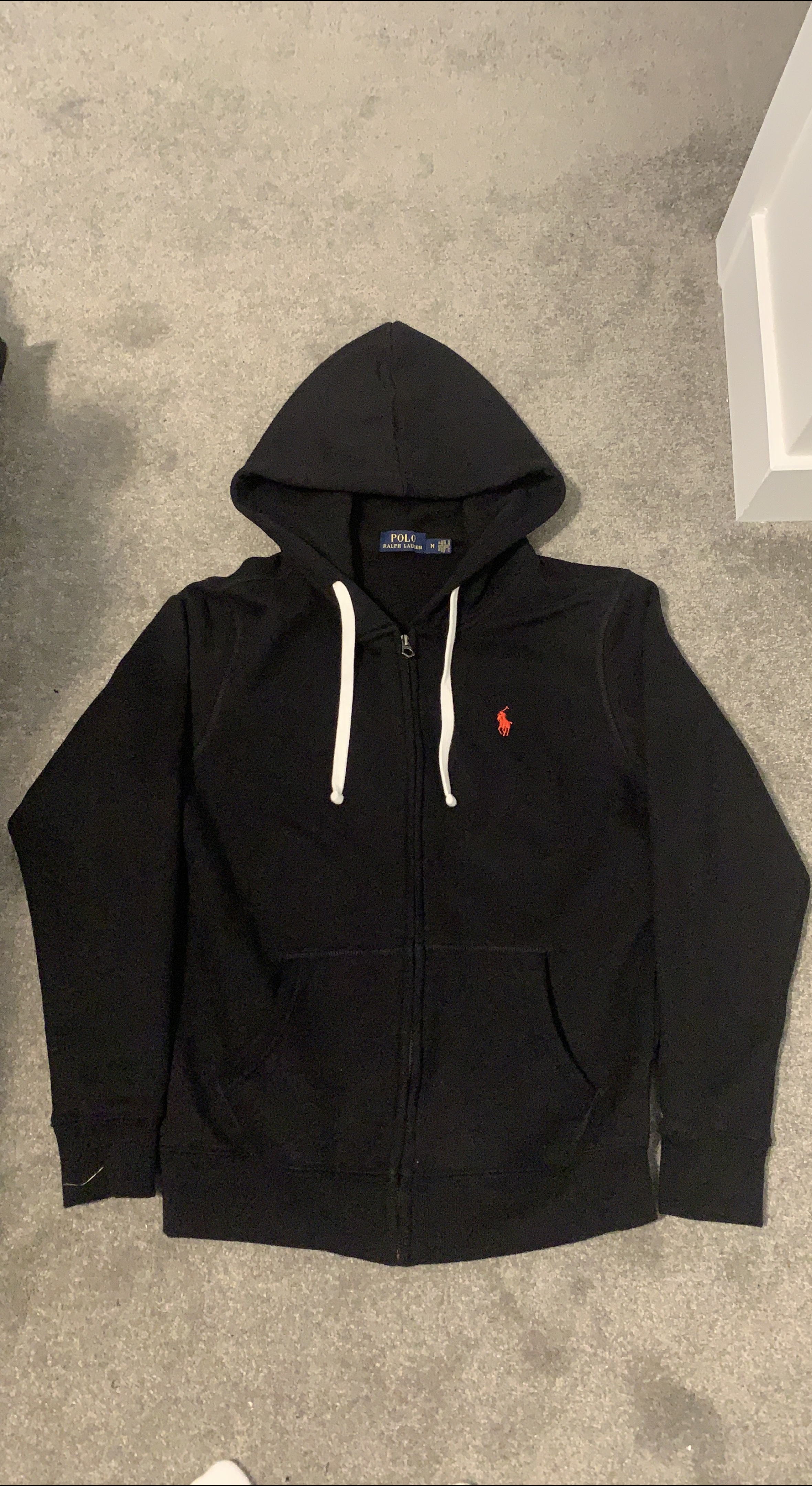 Polo Ralph Lauren Black Hoodie size medium thumbnail