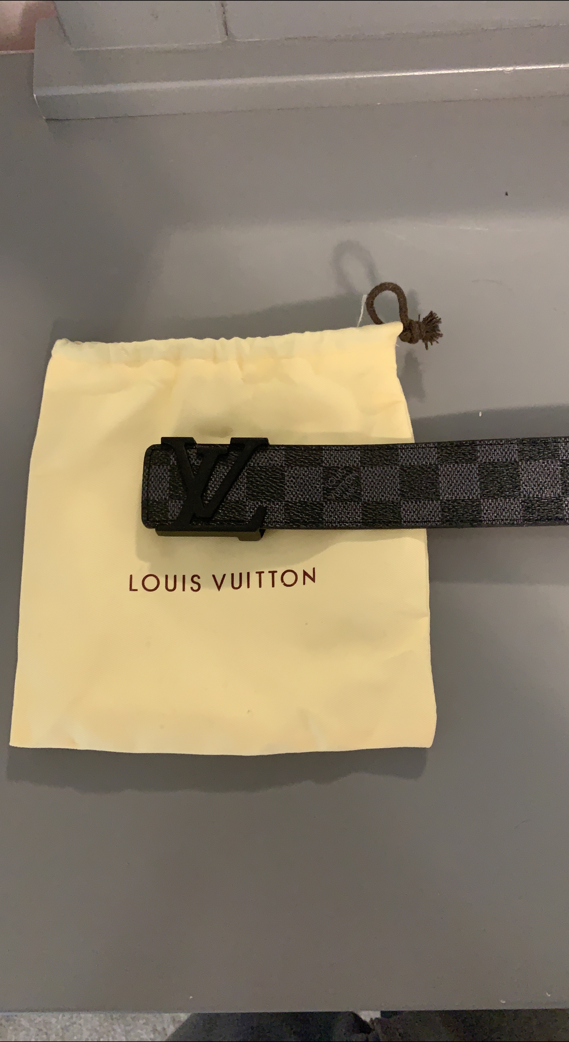 Louis Vuitton Damier Checkered Belt size 105 thumbnail