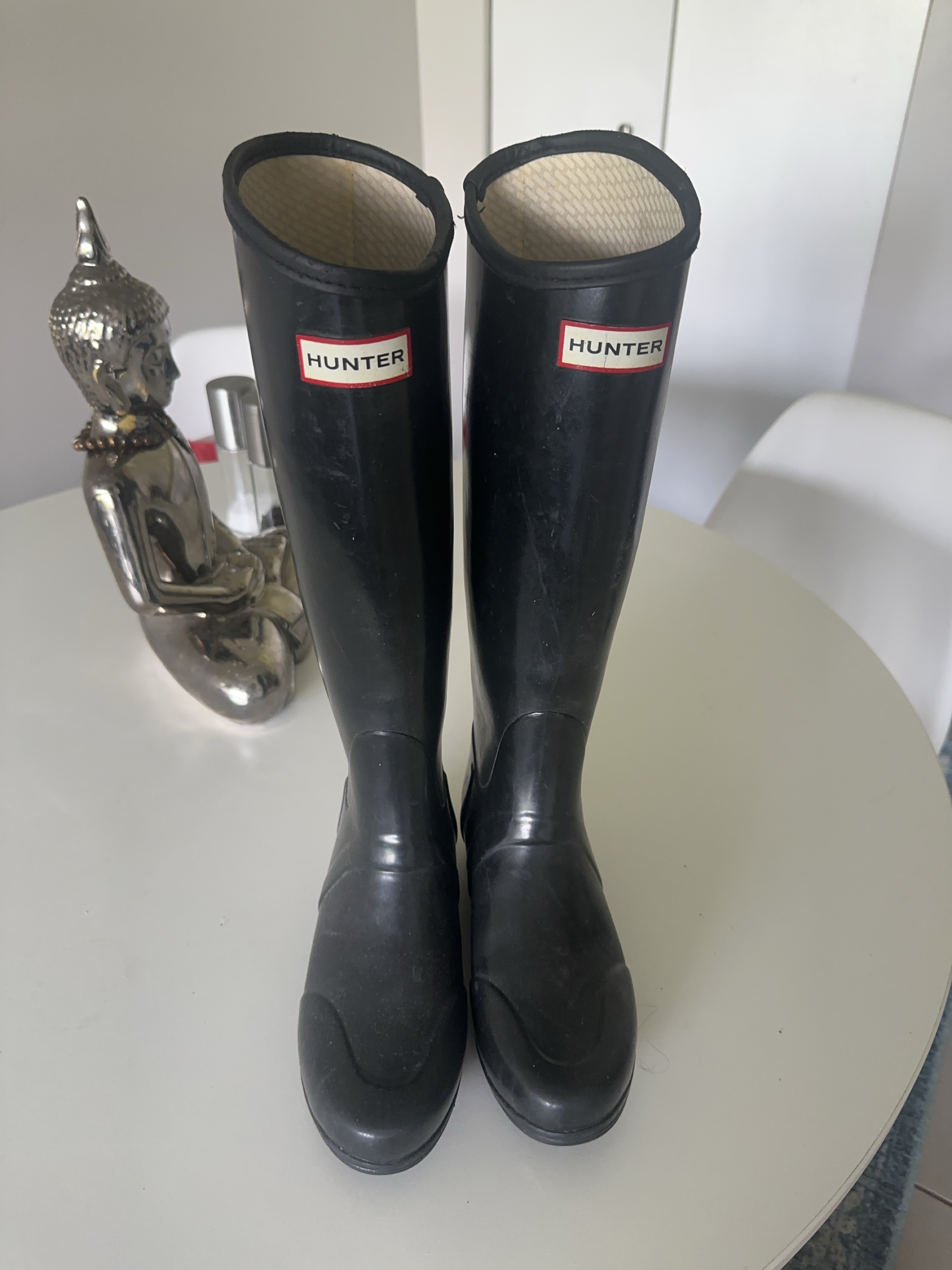 Hunter Black Rain Boots thumbnail