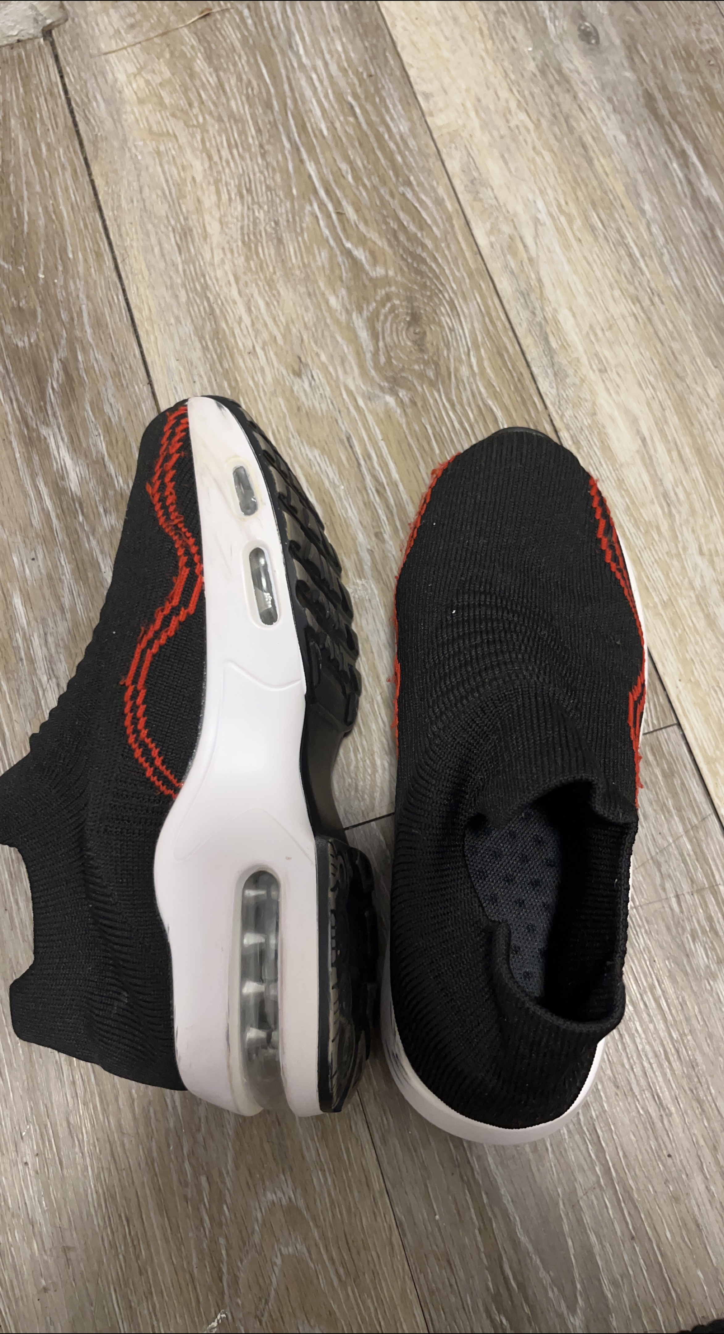 Black and Red Sneakers