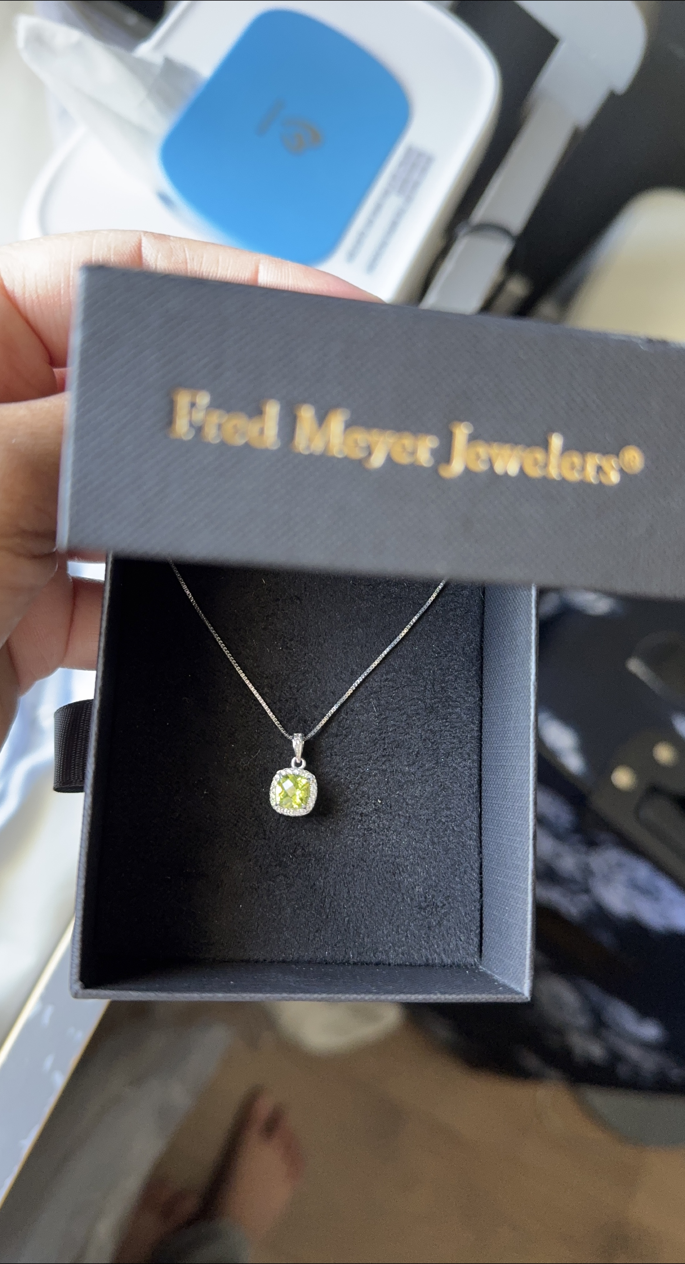 Angara and Fred Meyer Jewelers  Gemstone Pendant w necklace thumbnail