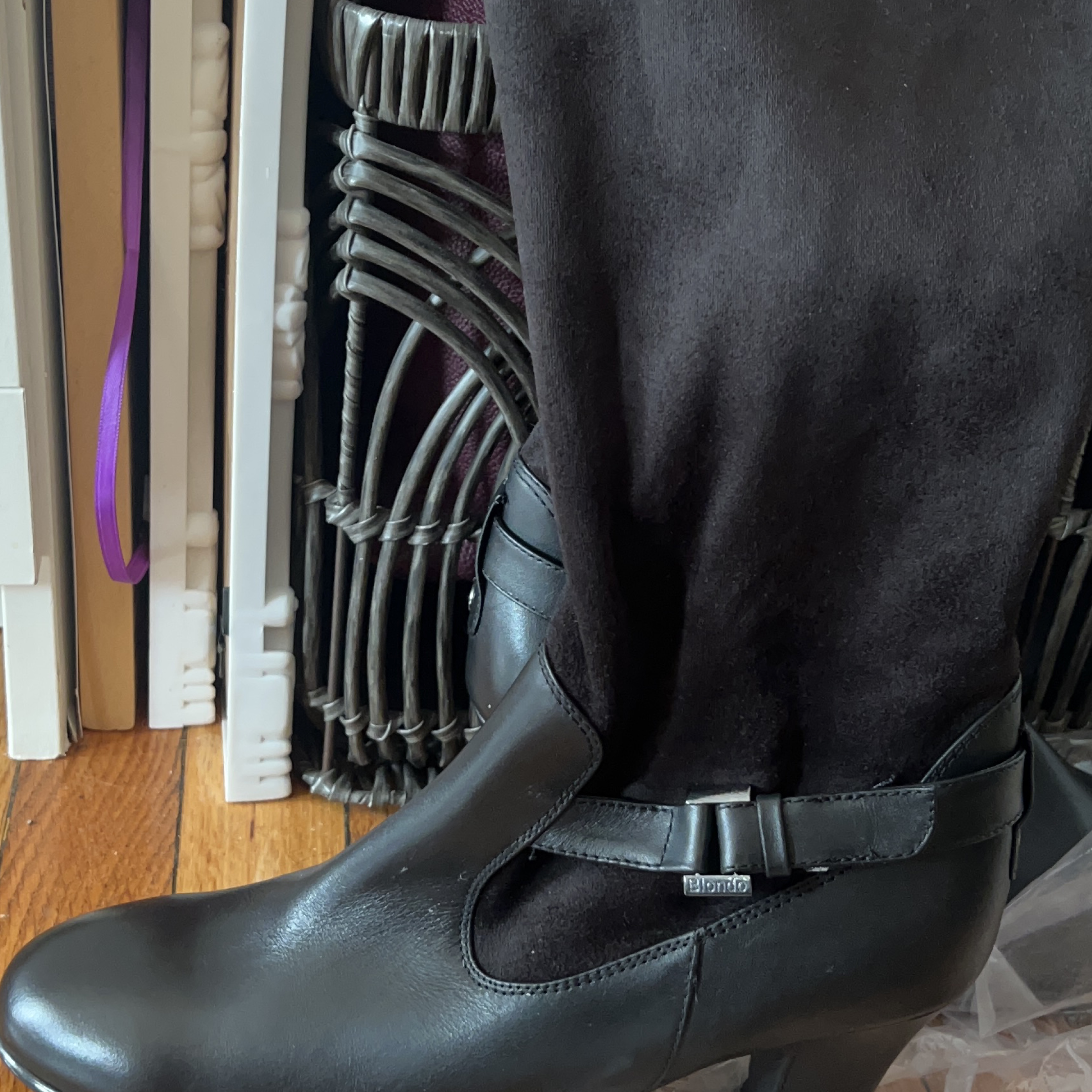 Blondo Black Knee-High Boots thumbnail