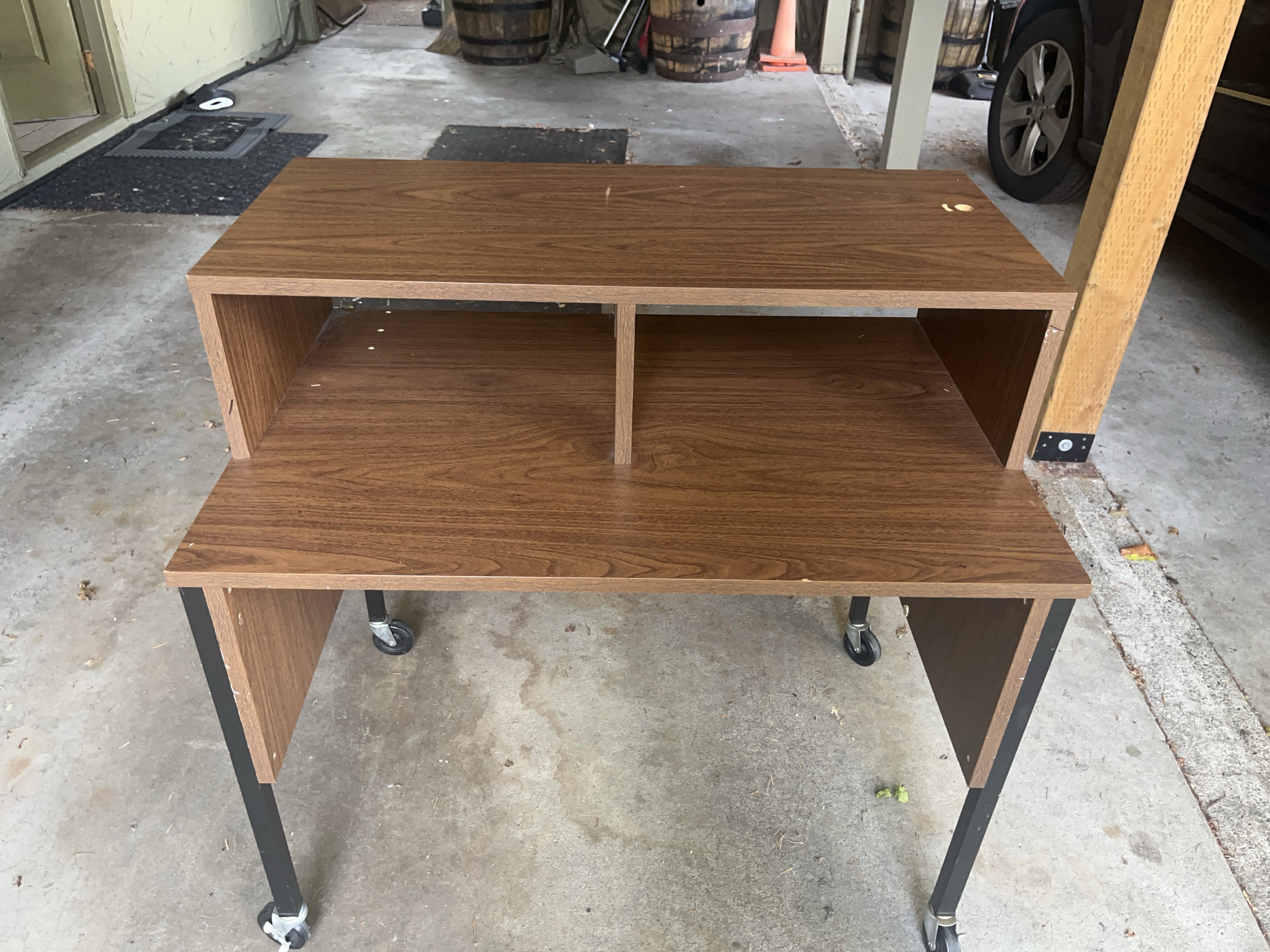 Rolling Wooden Desk/Table thumbnail
