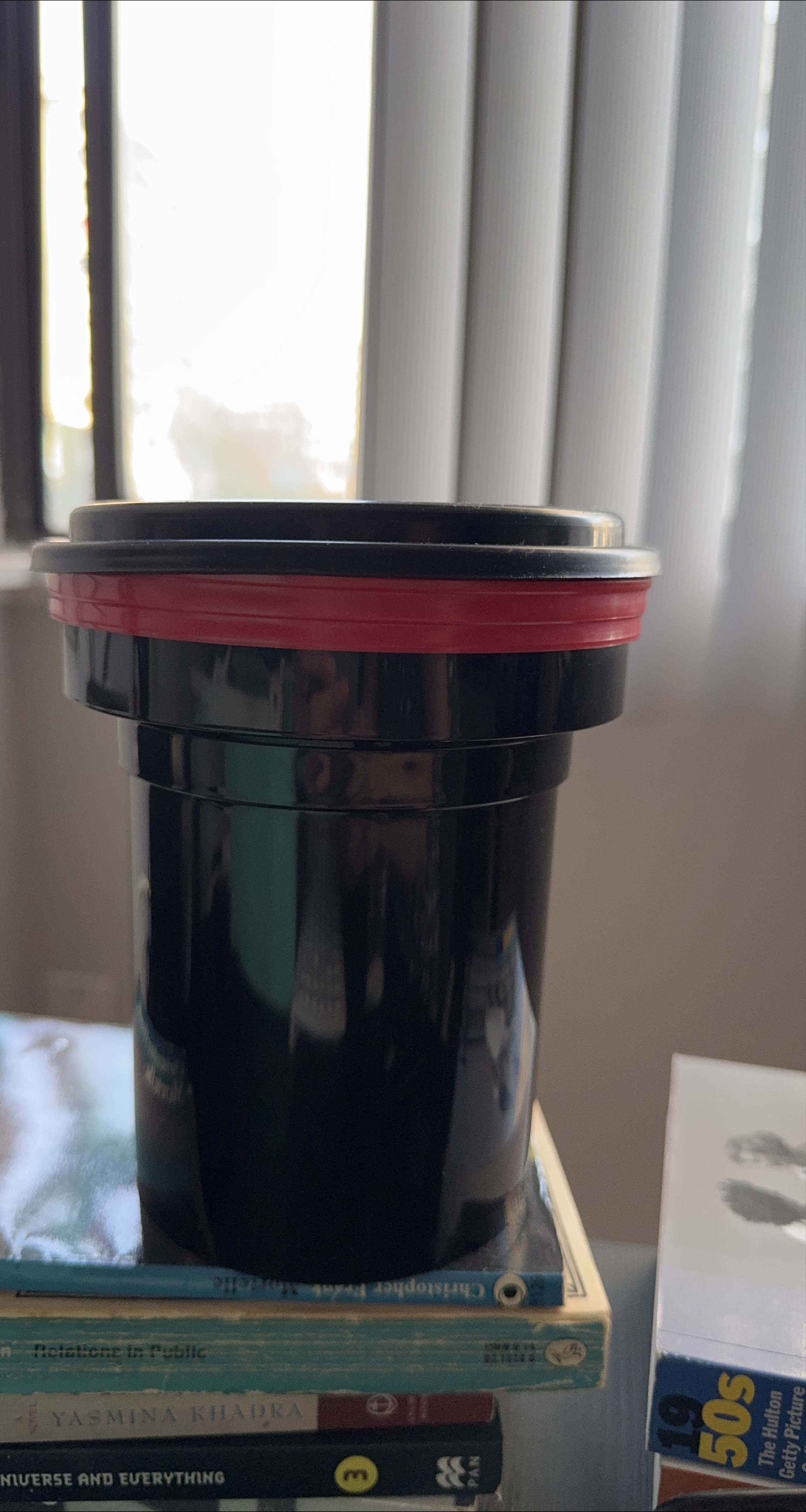 Black Developing Tank with Red Seal
