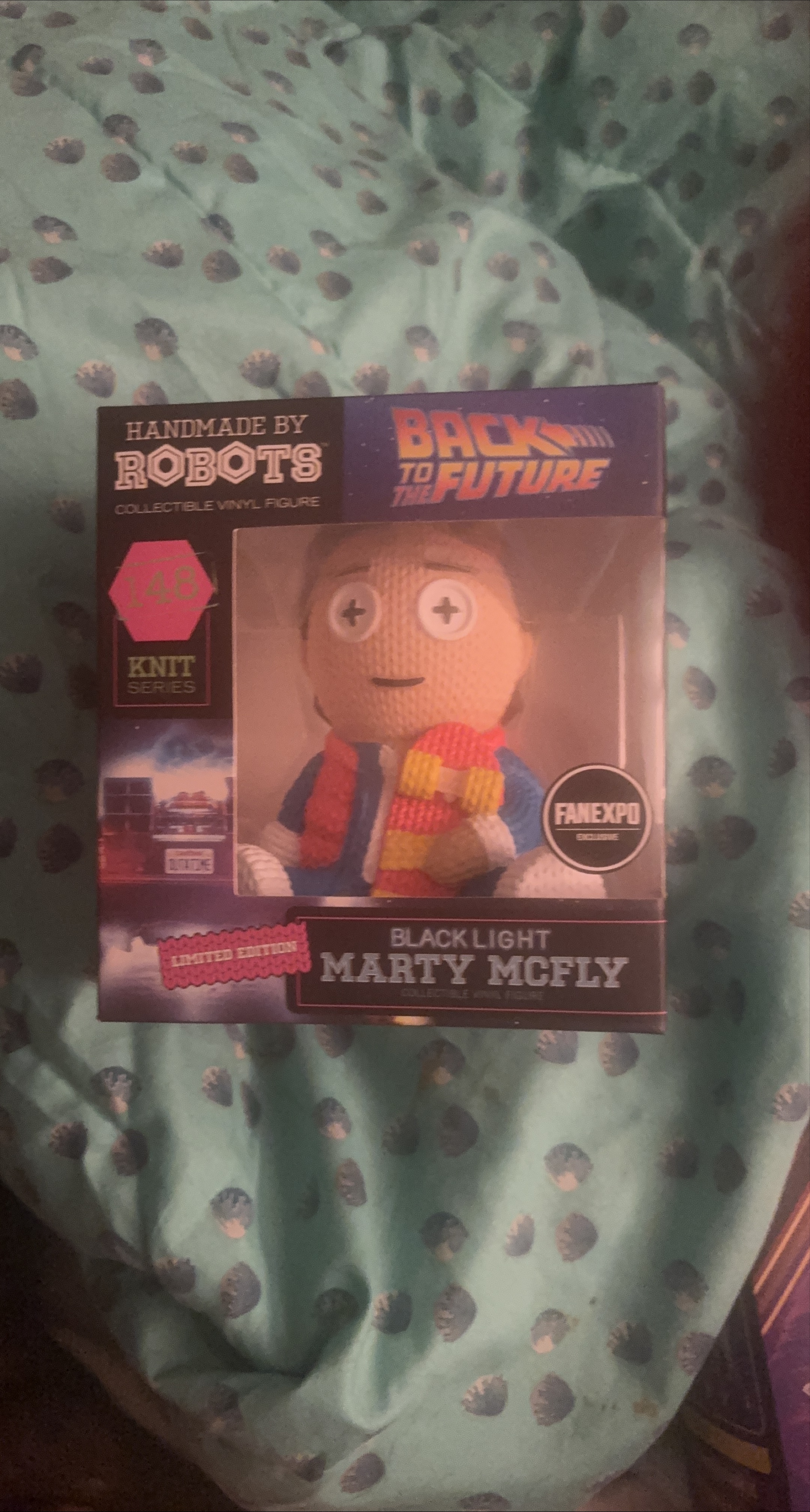 Back to the Future Black Light Marty McFly Collectible Figure