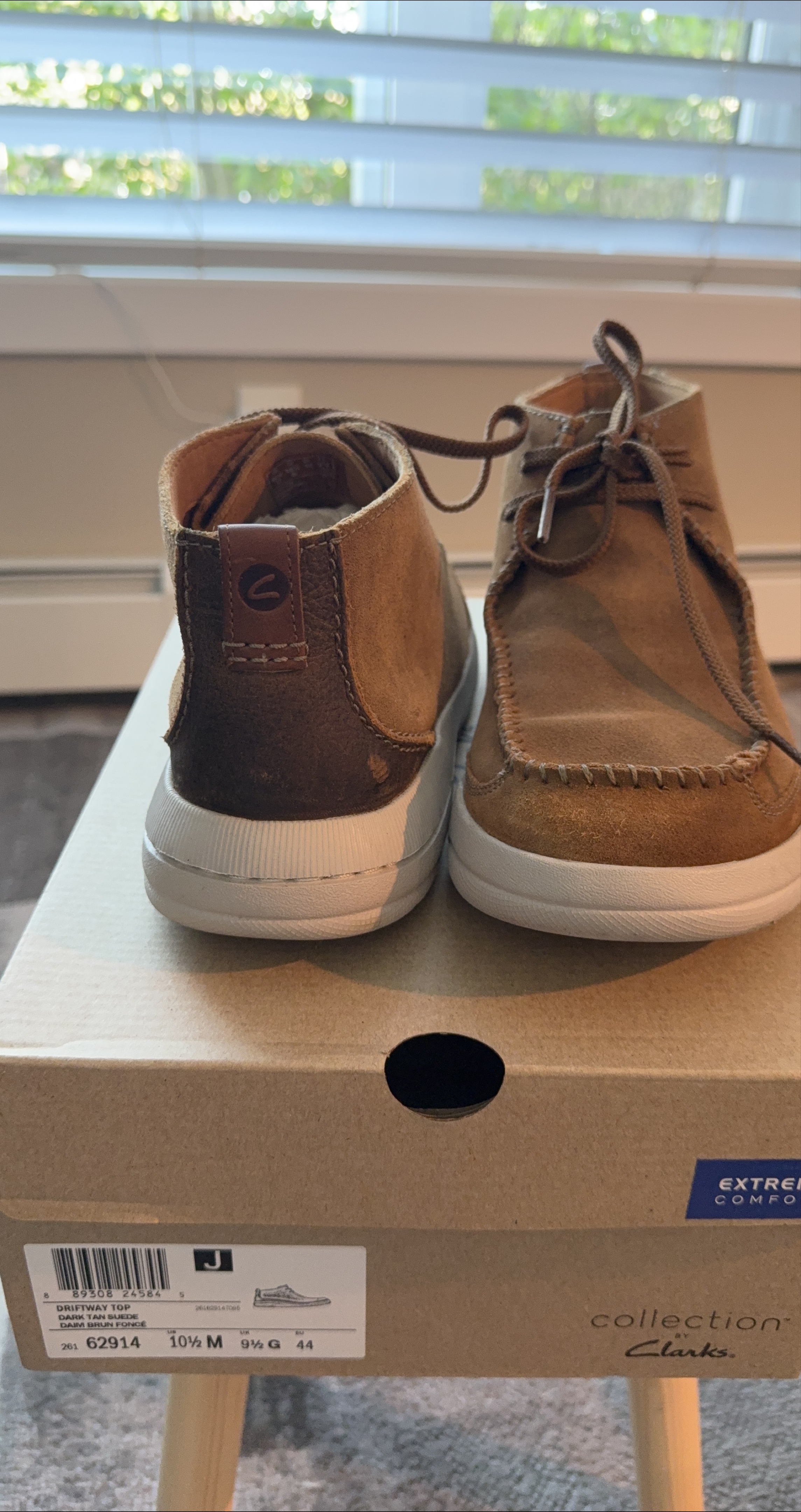 Clarks Driftway Top Suede Shoes - 10.5M