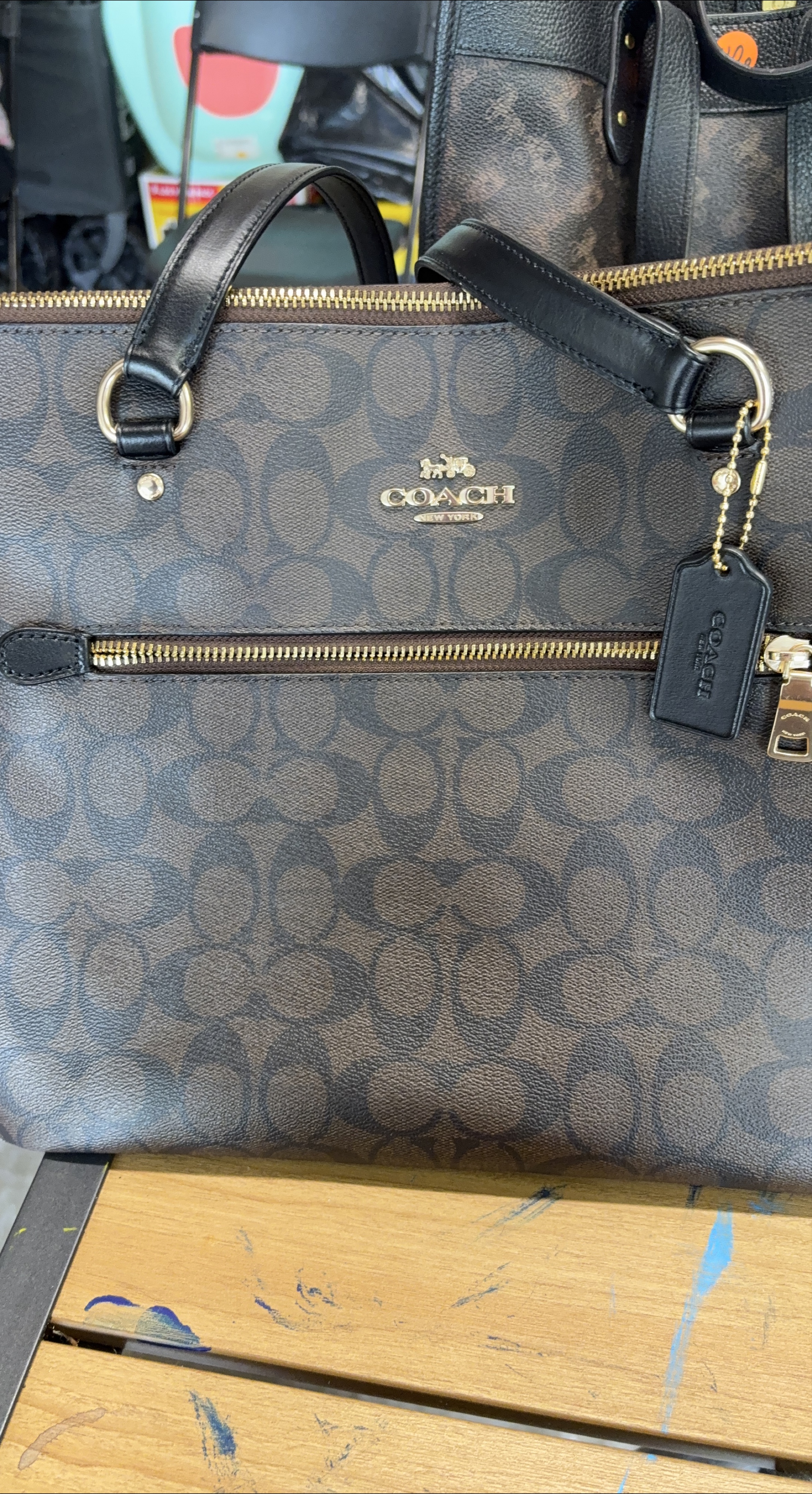 Coach Brown Handbag thumbnail