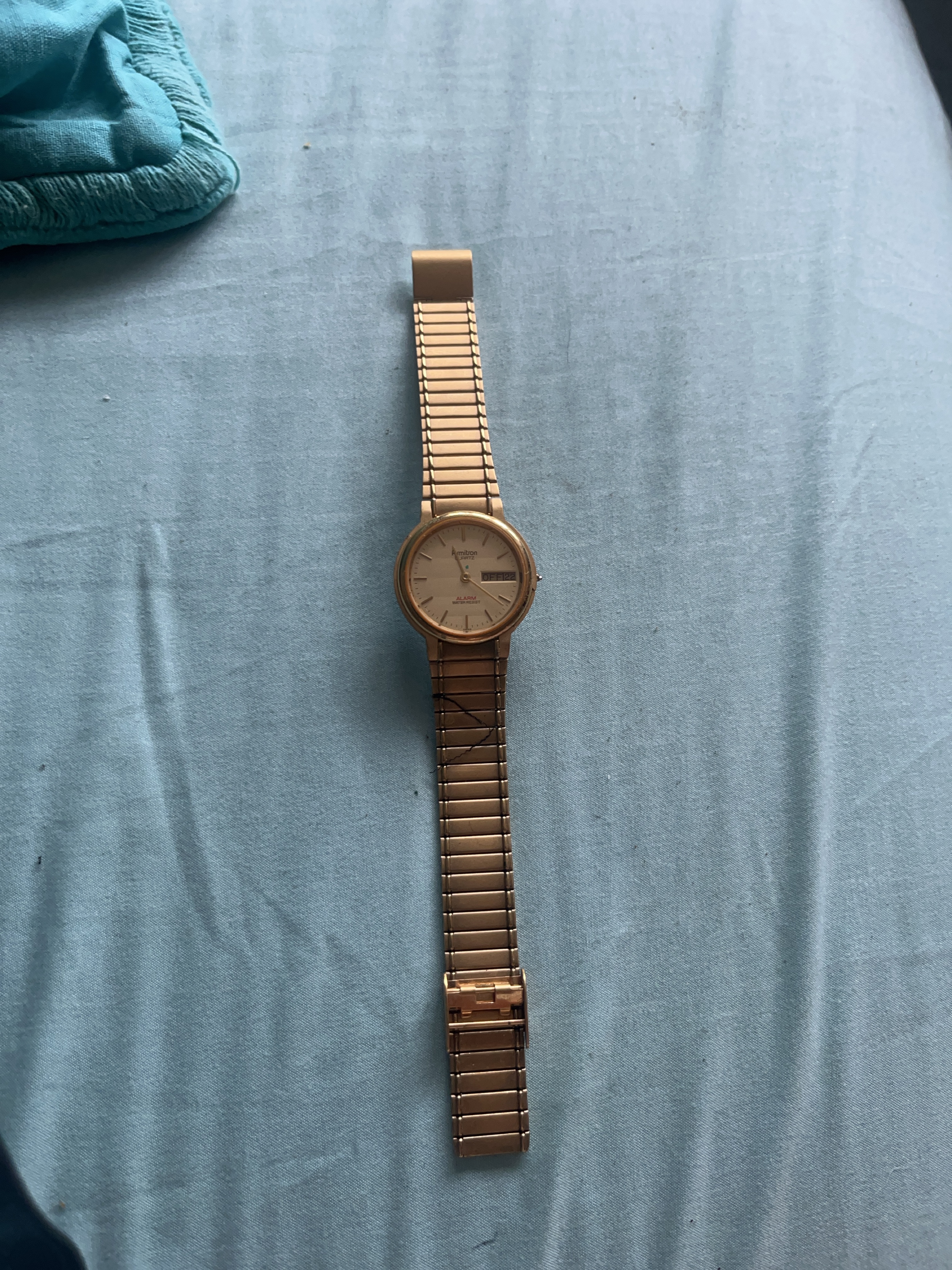 Armitron Quartz Gold Tone Watch thumbnail