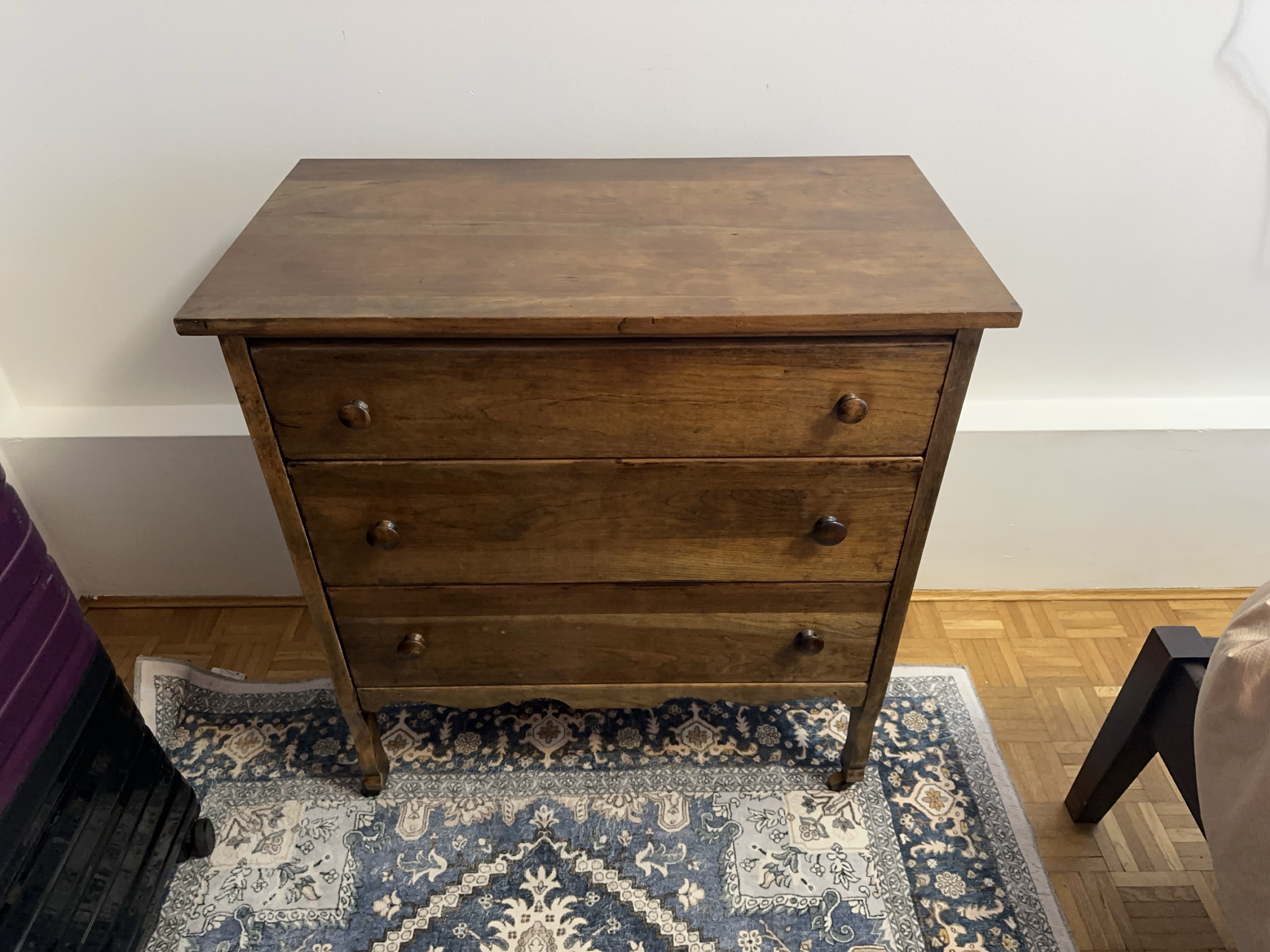 Wooden 3 Drawer Dresser thumbnail
