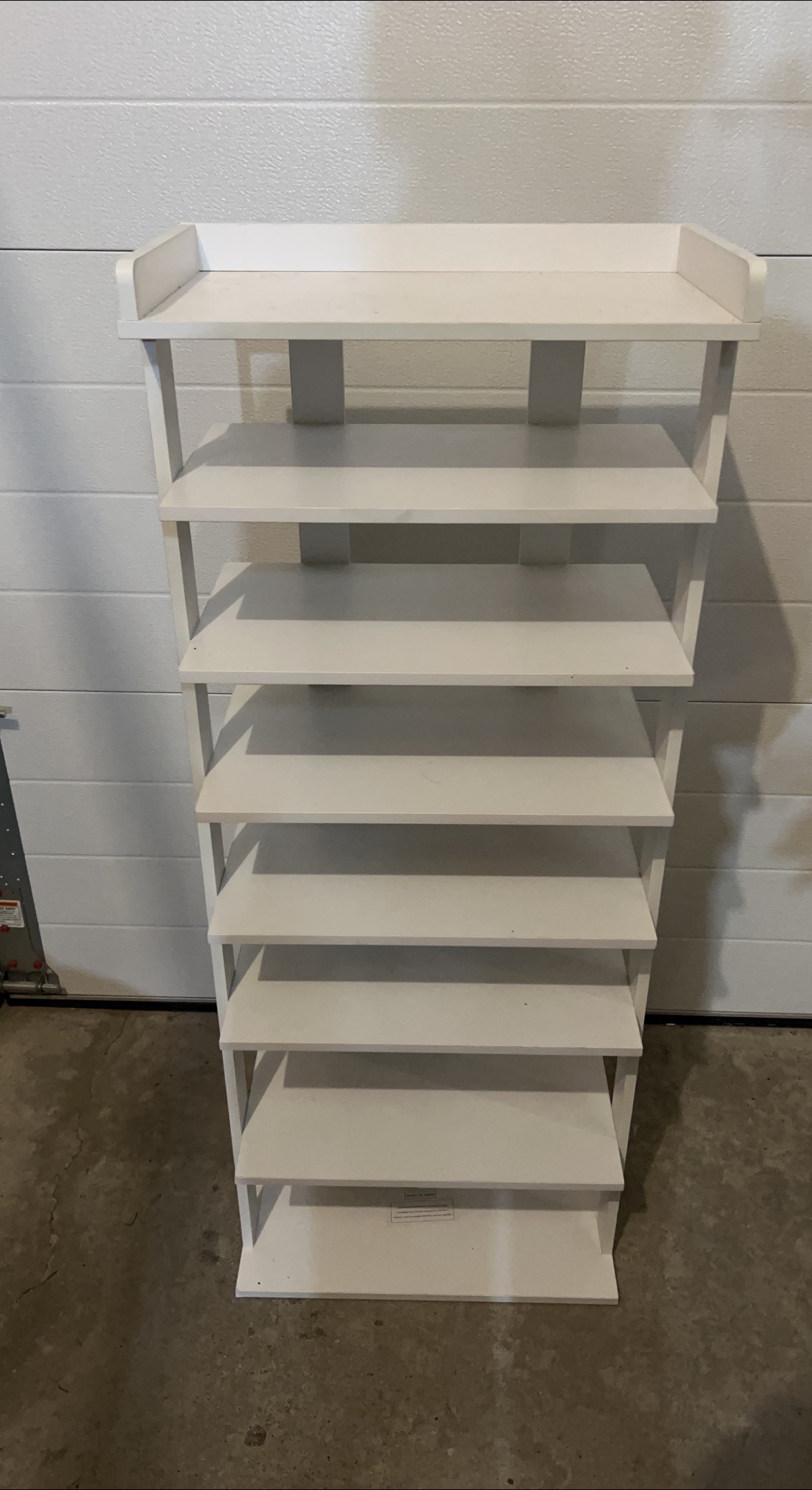 White 8 Shelving Unit
