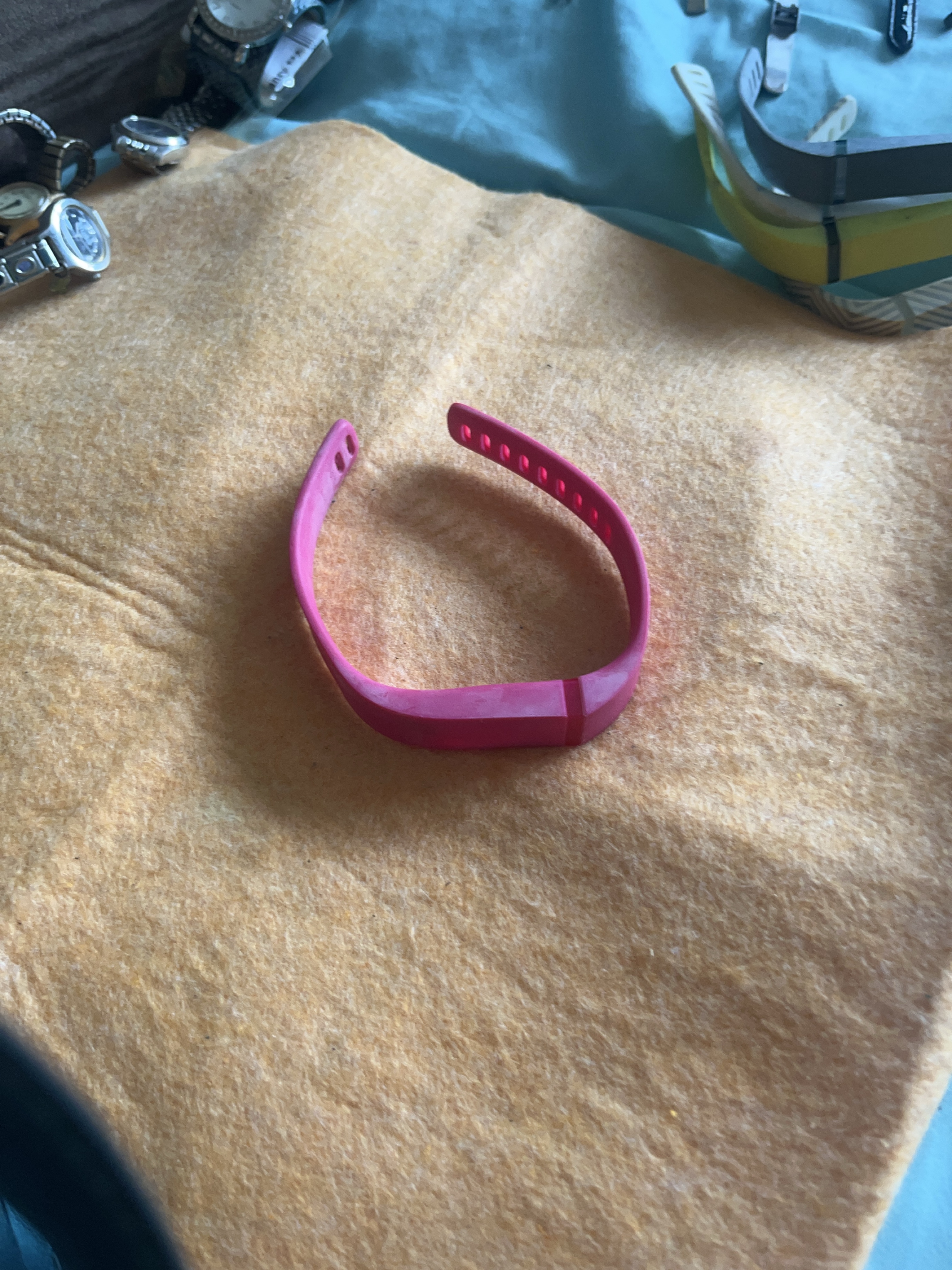 Pink Fitness Tracker Wristband thumbnail