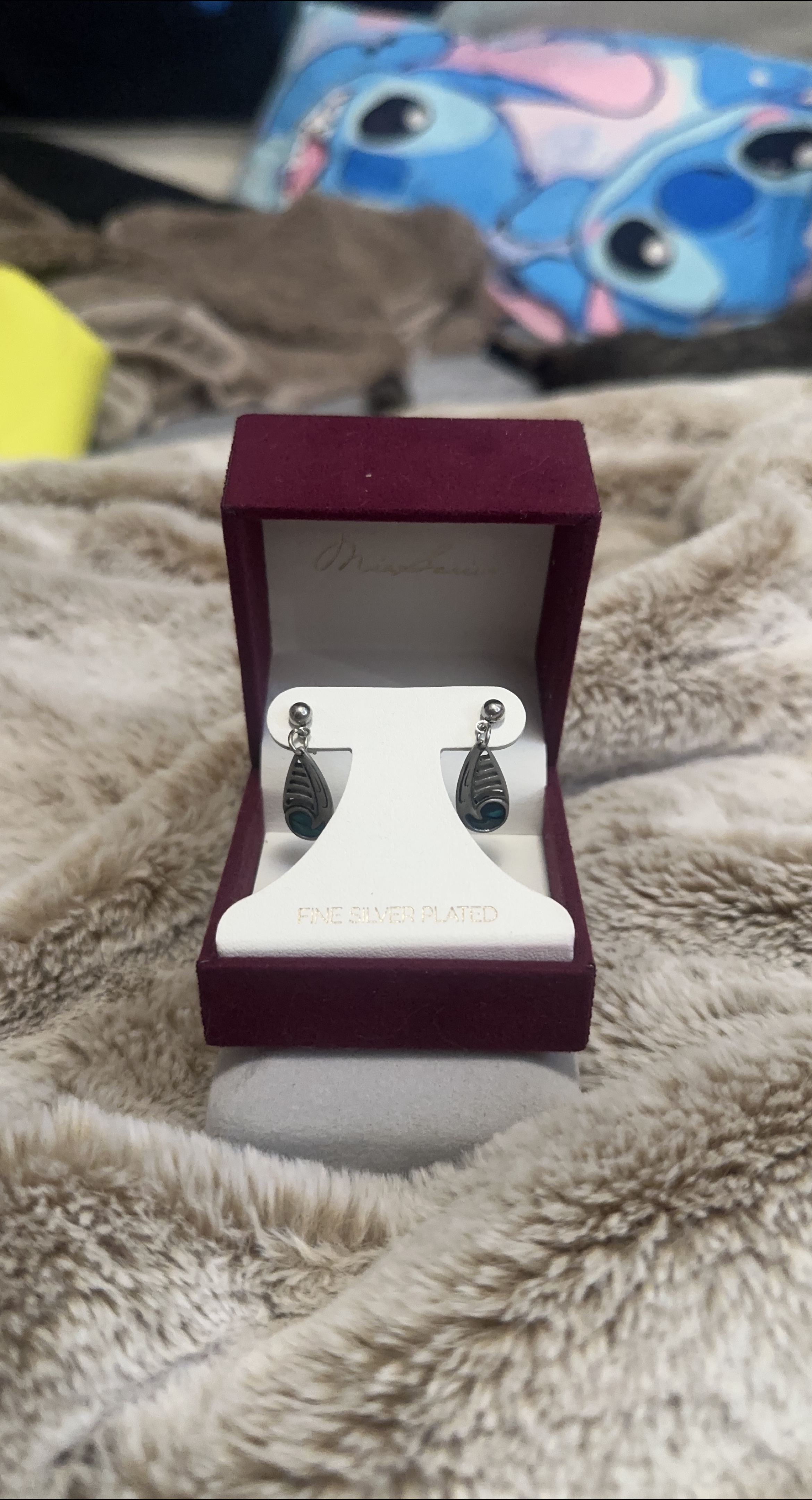 Mia Saria Fine Silver Plated Earrings