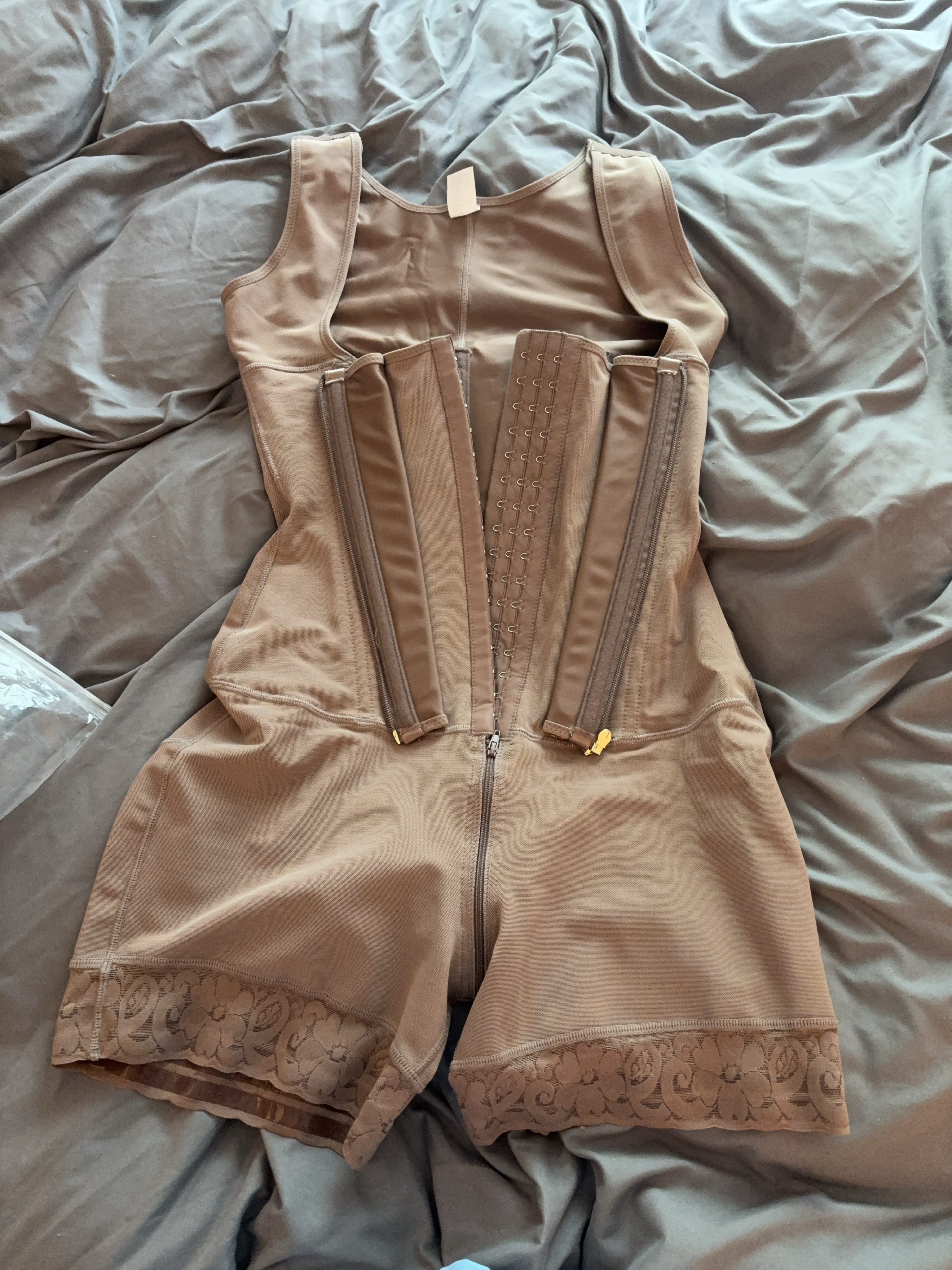 Shapewear Bodysuit with Lace Detail thumbnail