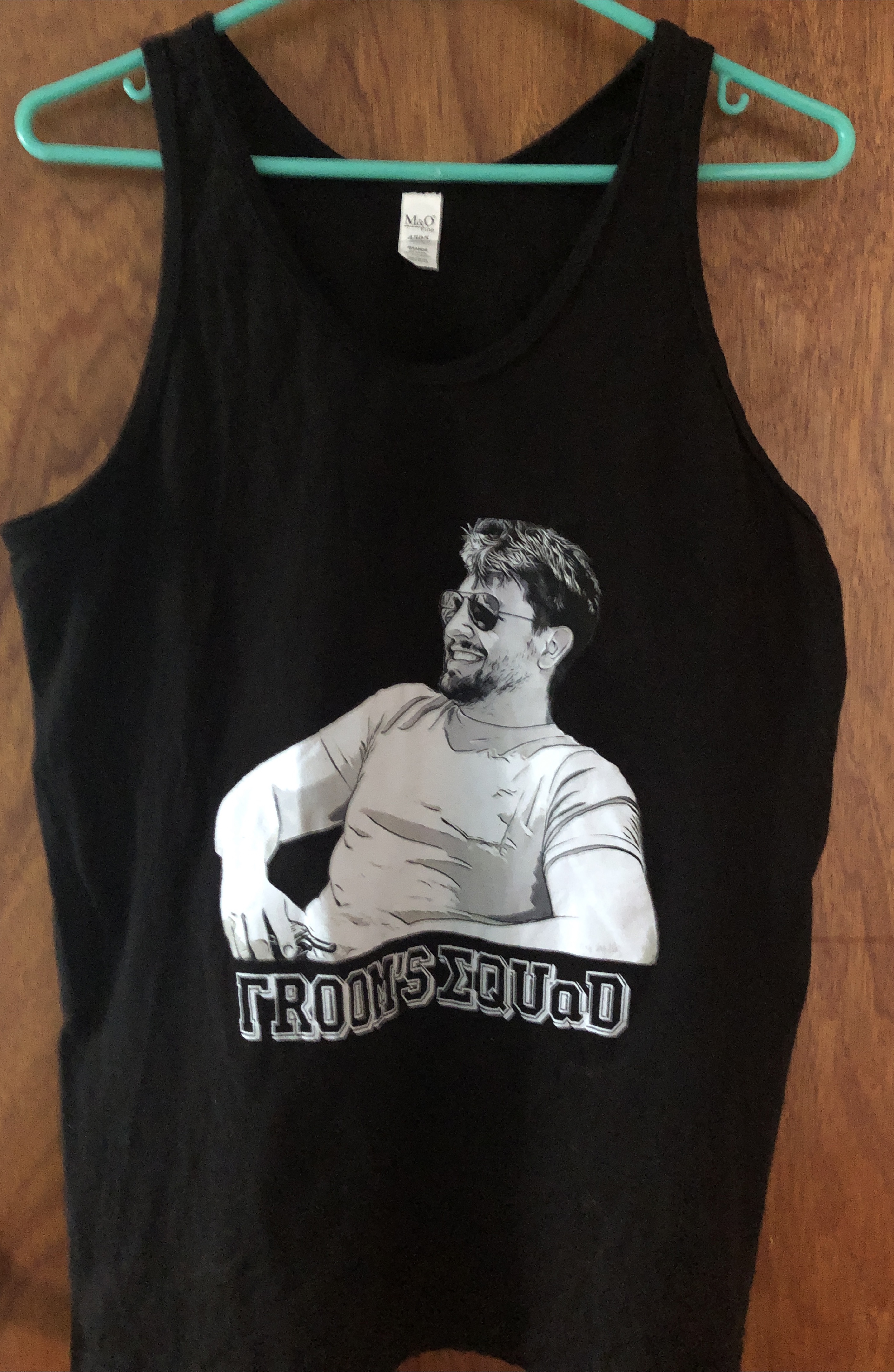 ✨Black Graphic Tank Top for Men ✨ thumbnail