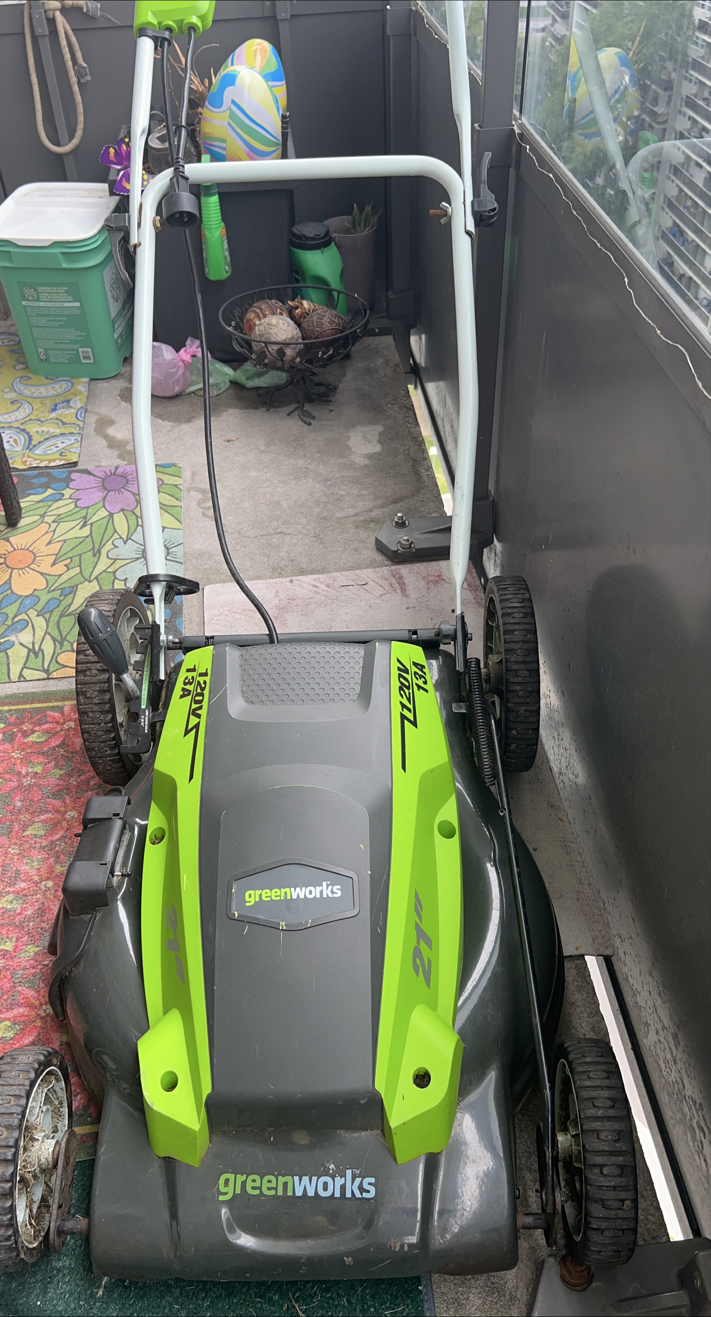 Greenworks 13A 21-Inch Electric Lawn Mower thumbnail