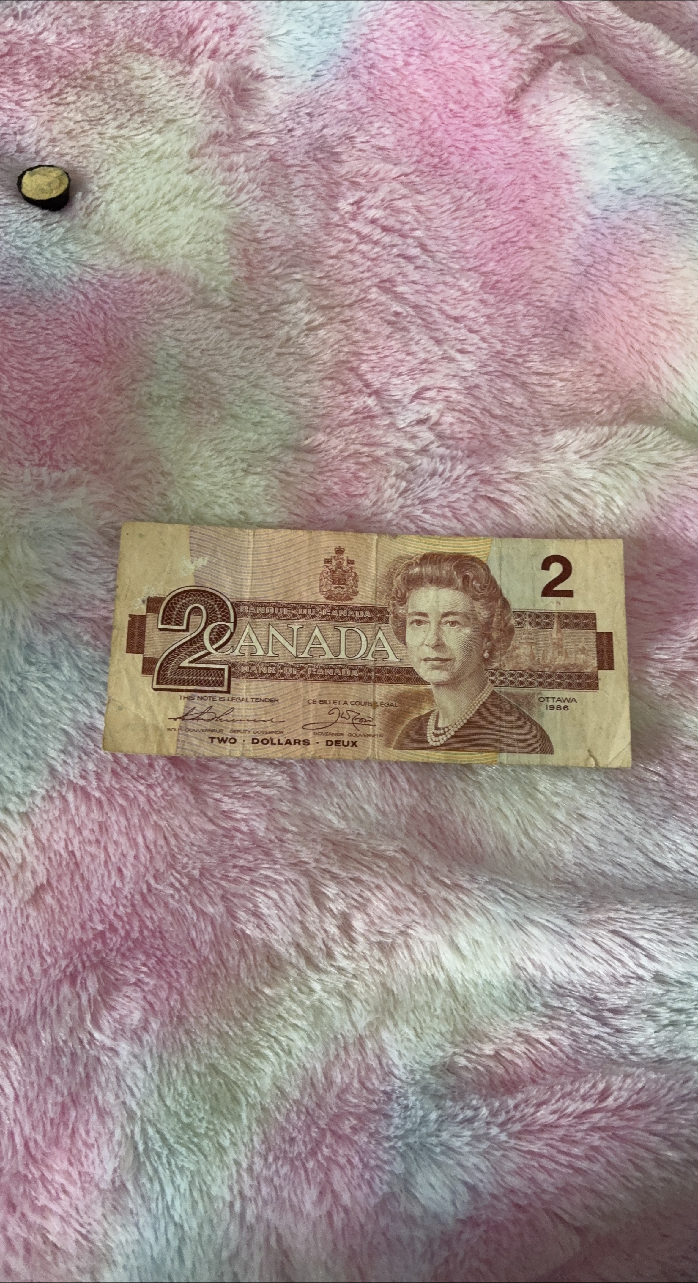 Vintage Canadian $2 Bill thumbnail