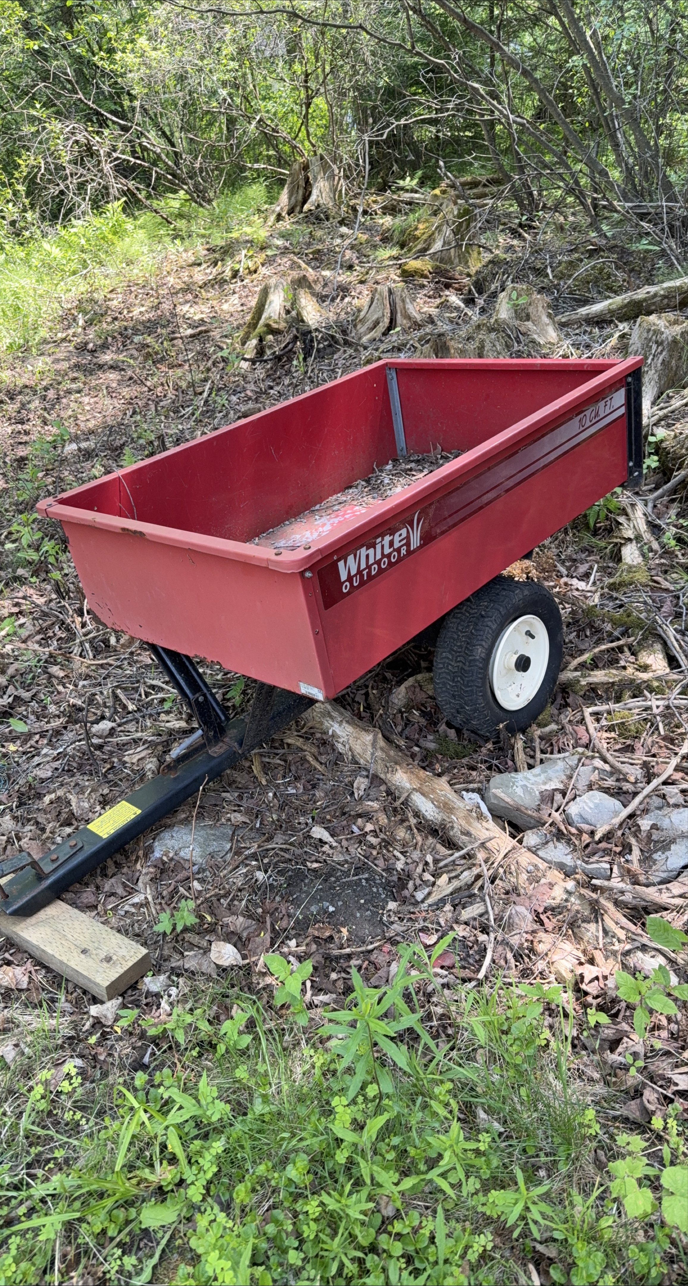 Red Utility Cart