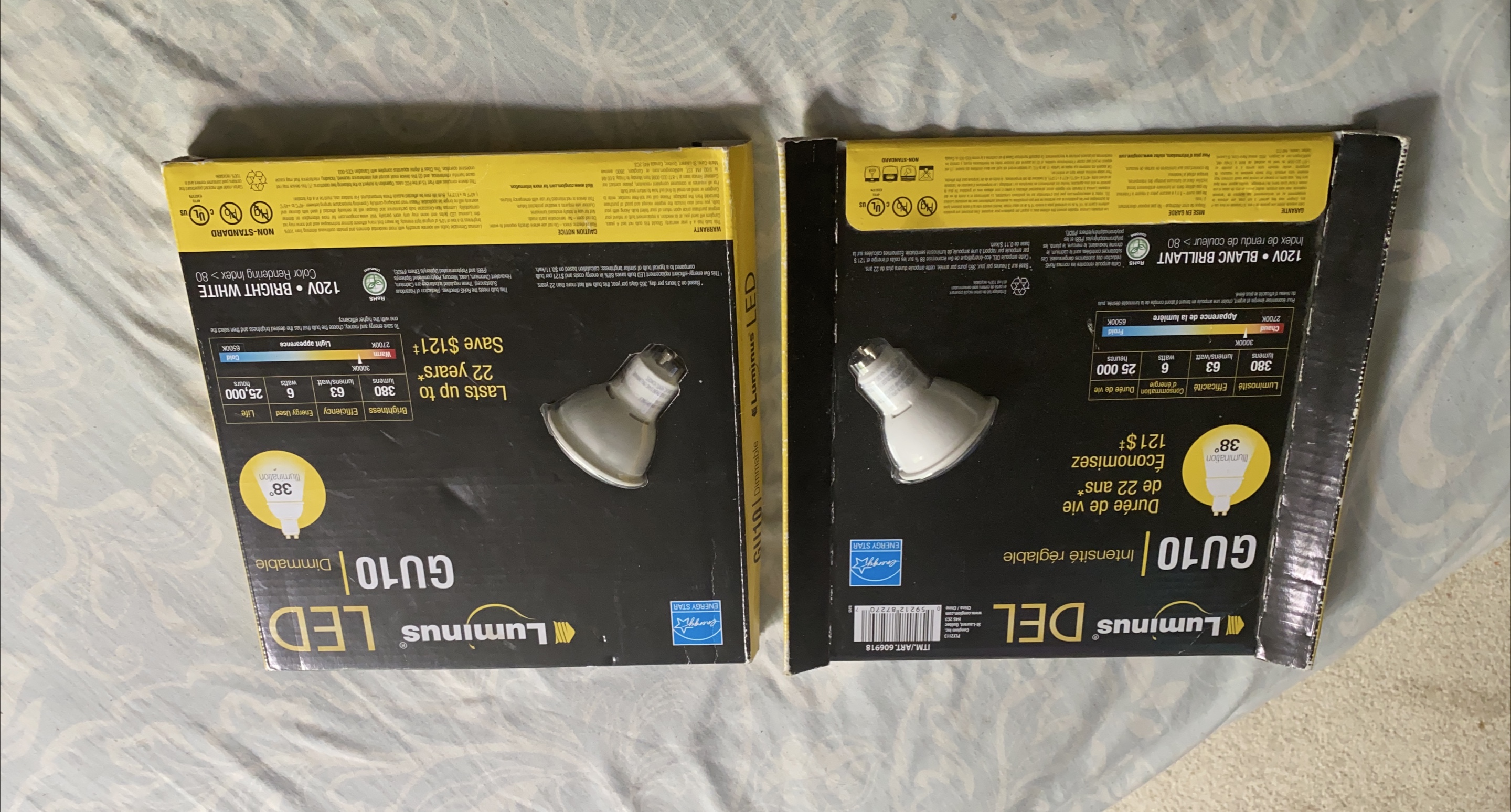 Luminus LED GU10 Dimmable Light Bulbs thumbnail