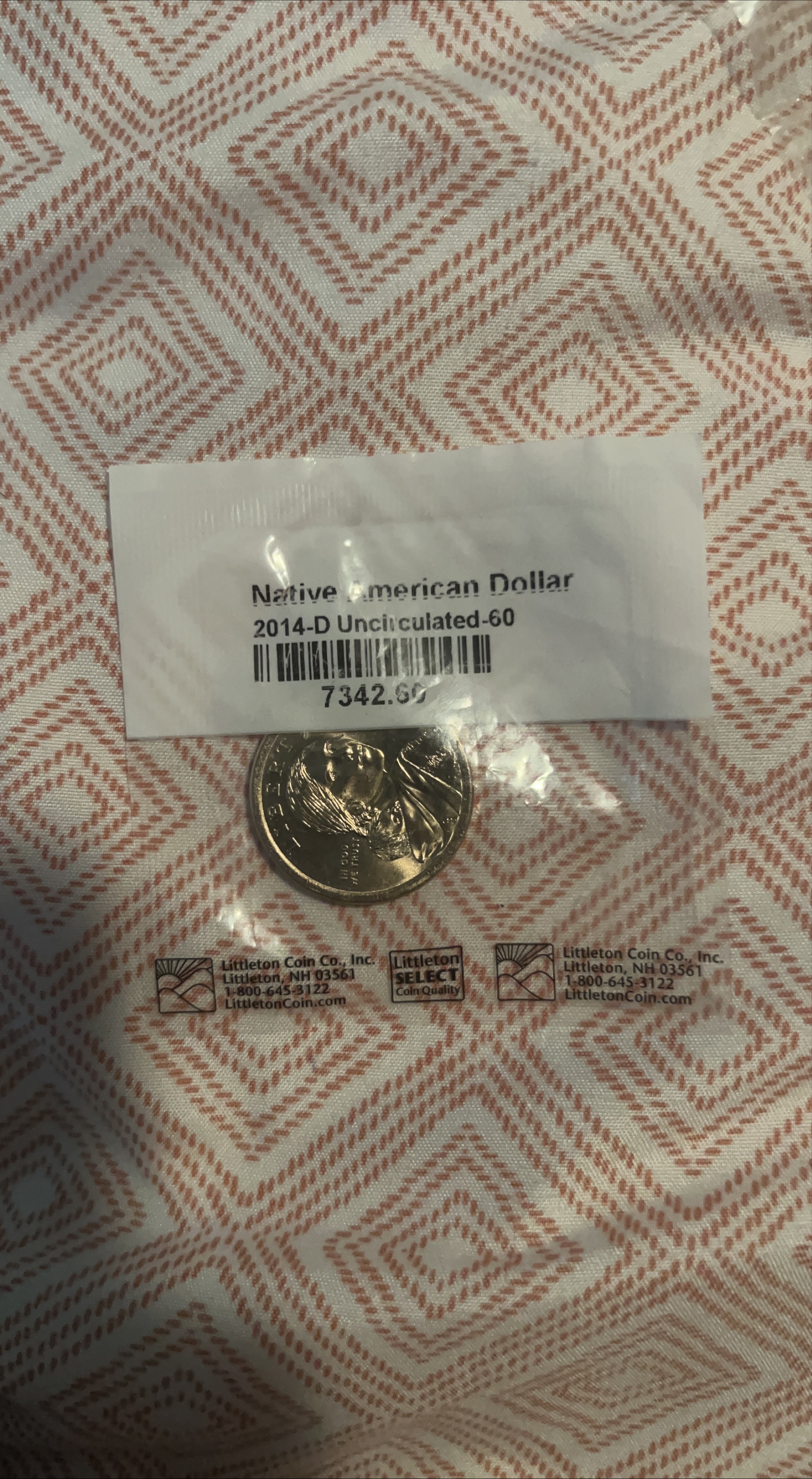 2014-D Native American Dollar Coin