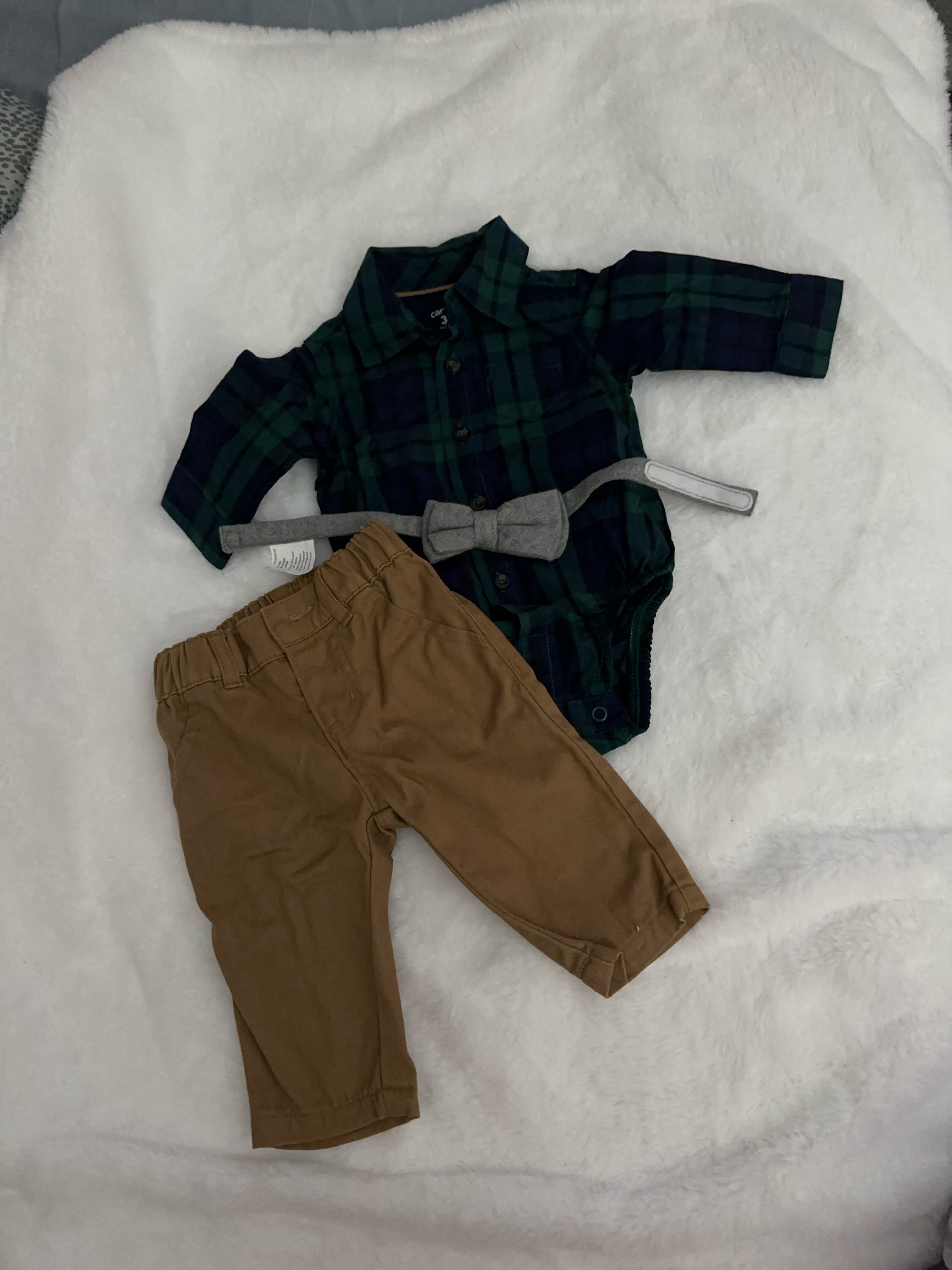 Carter's Baby Boy Plaid Bodysuit & Pant Set thumbnail