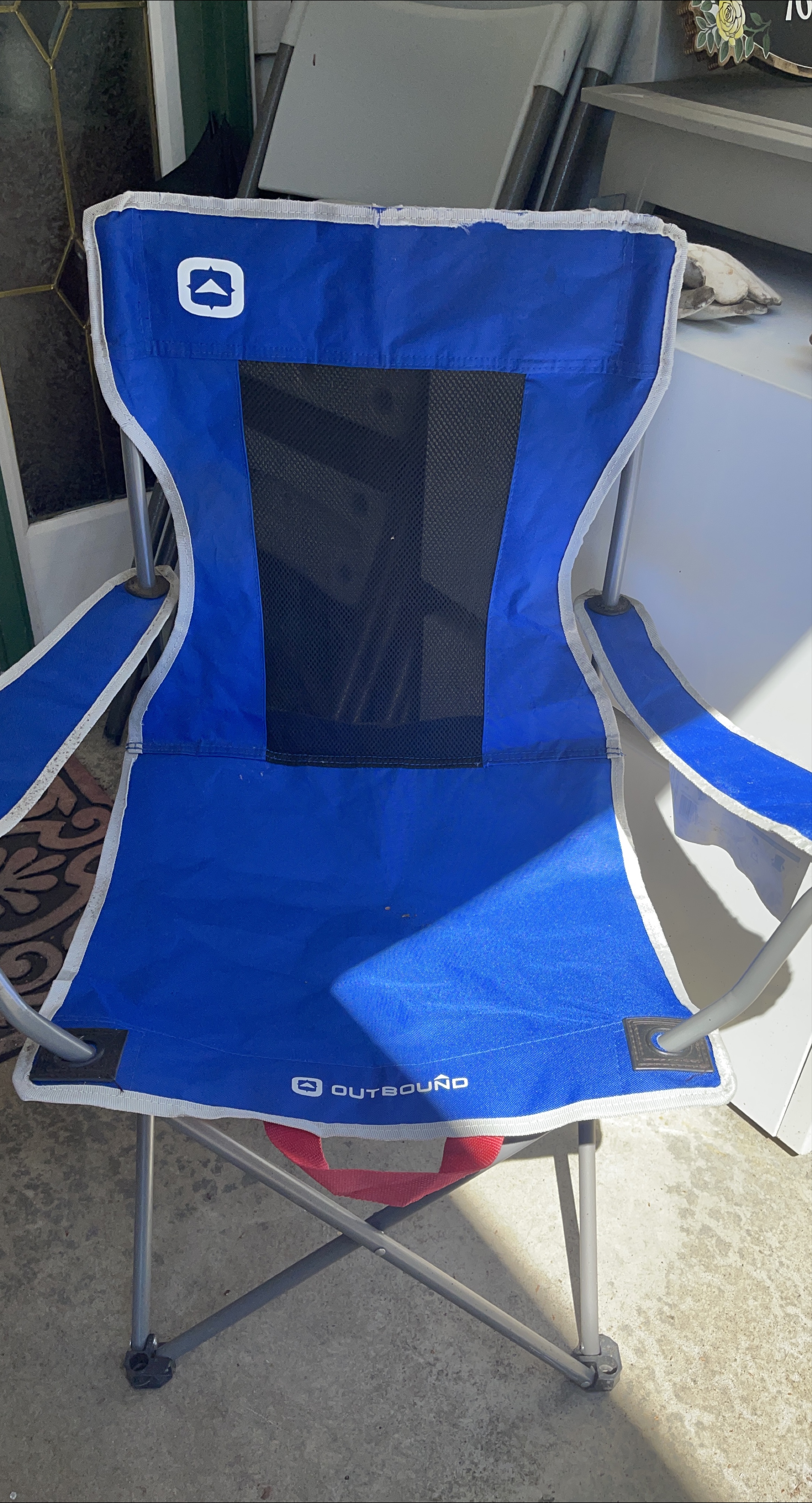 Outbound Blue Folding Camp Chair thumbnail