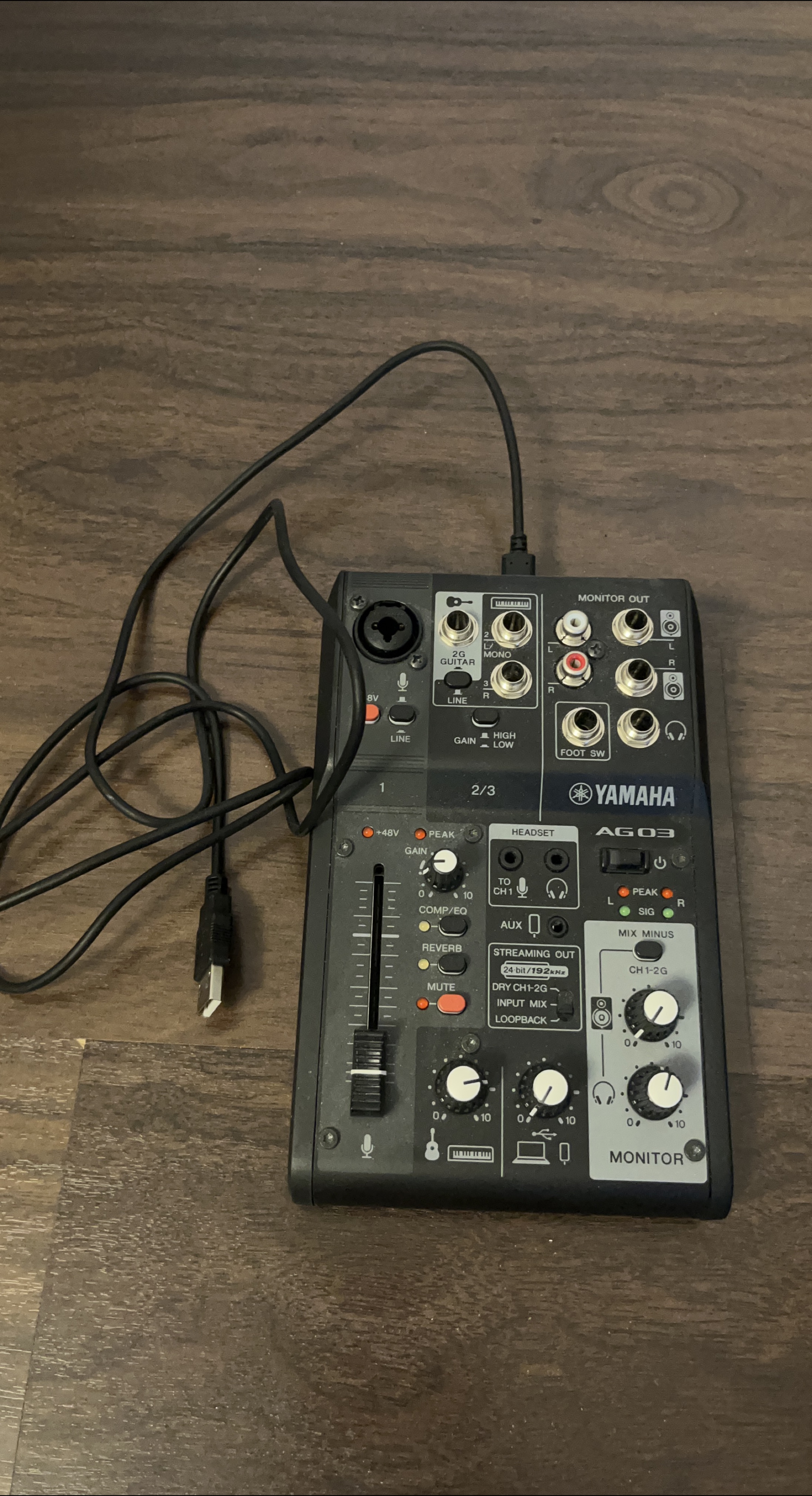 Yamaha AG03 Audio Mixer thumbnail