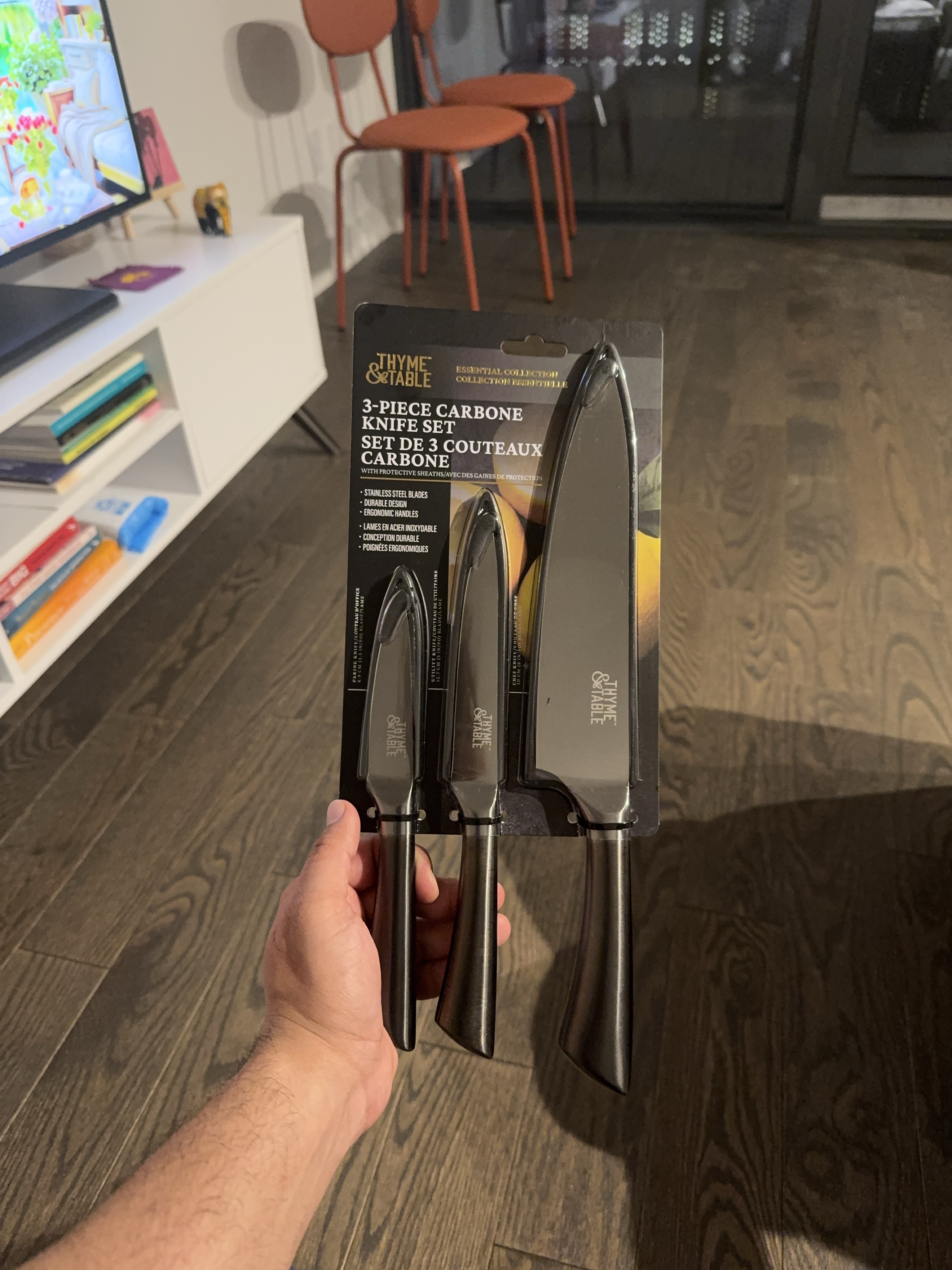 Thyme & Table 3-Piece Knife Set thumbnail
