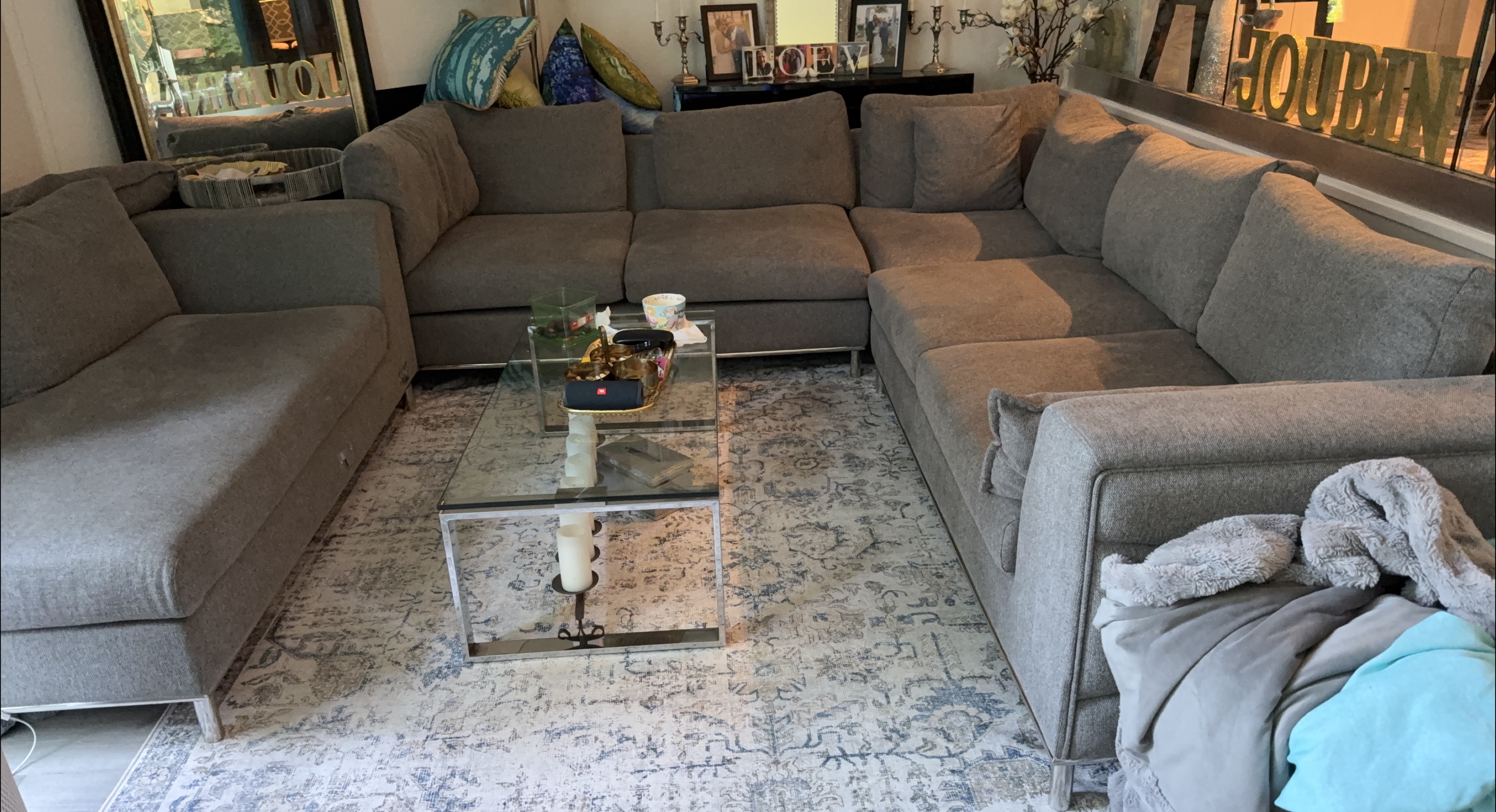 U-Shaped Sectional Sofa from Inspiration furniture thumbnail