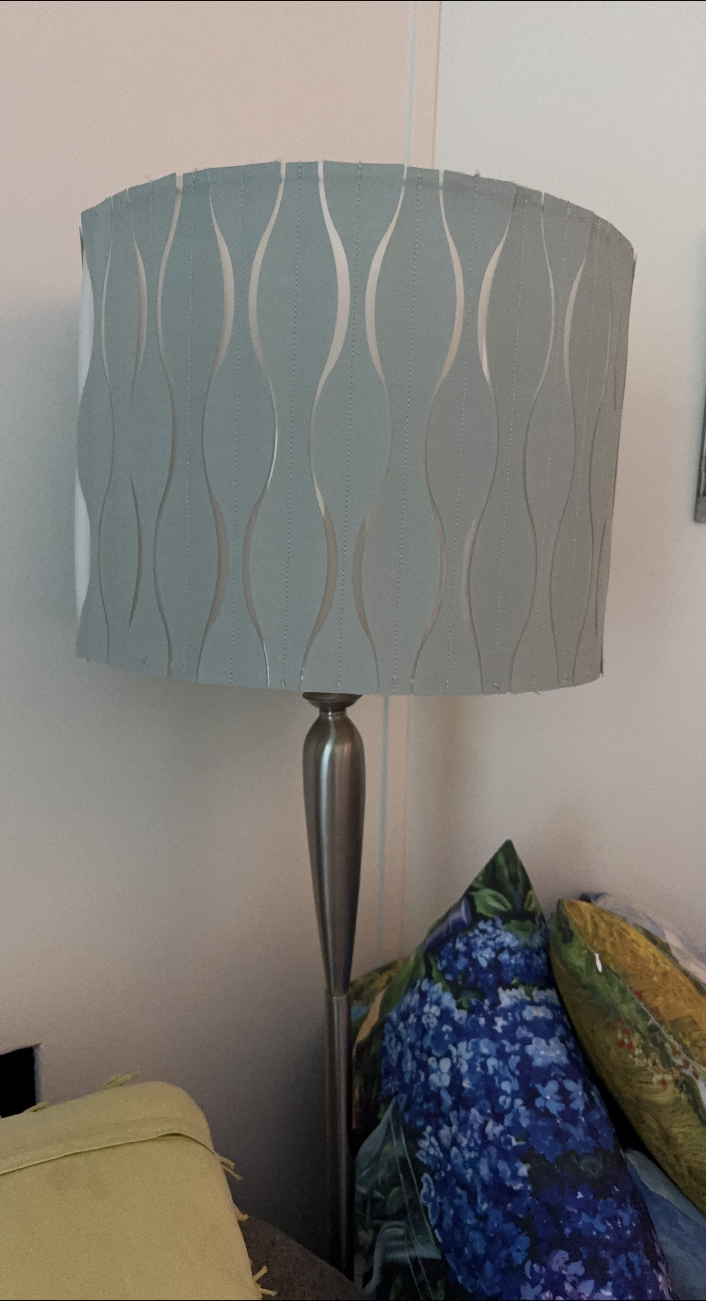 Decorative Silver Floor Lamp thumbnail