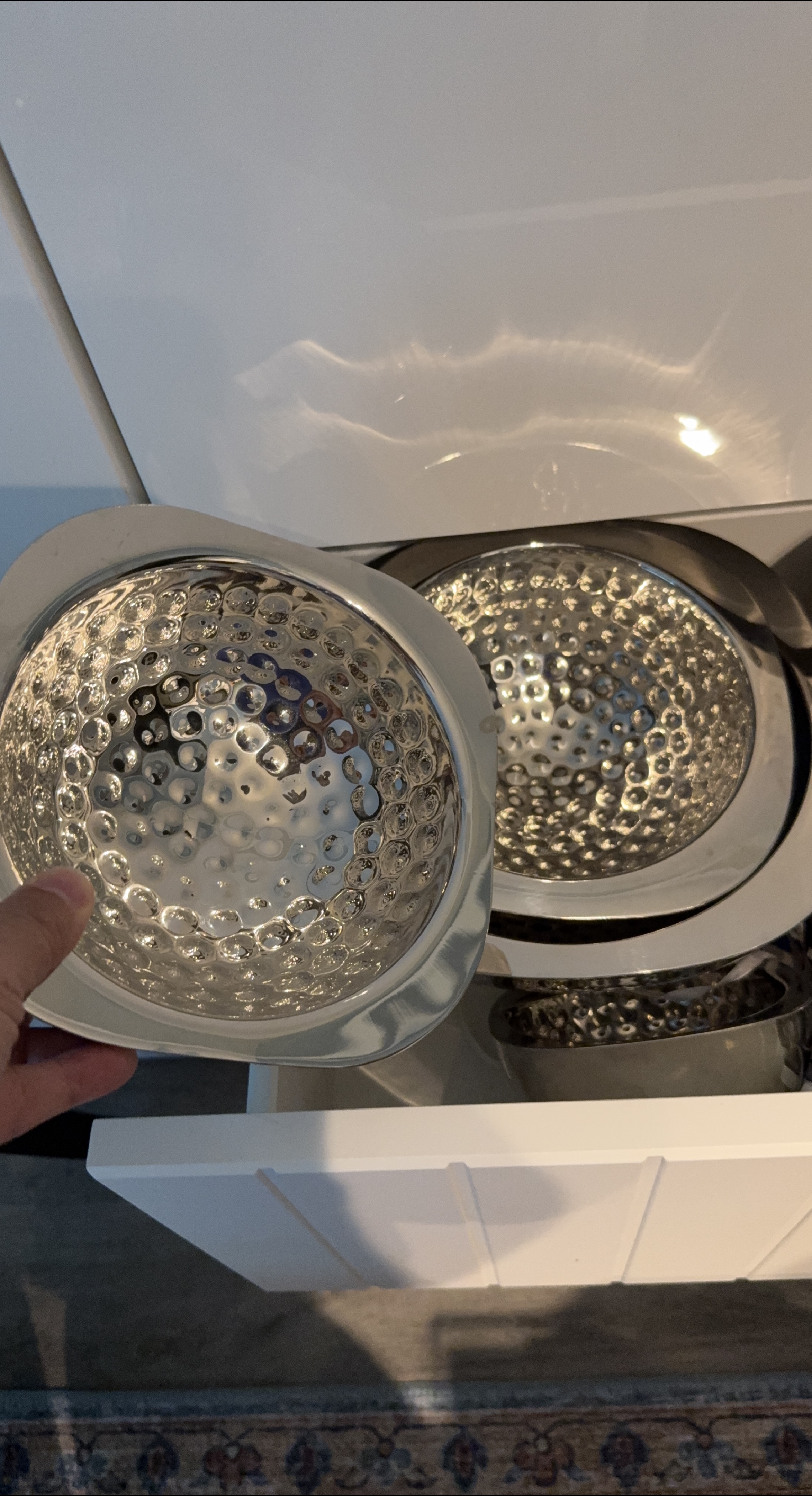Small Indian artistic Silver Bowls thumbnail