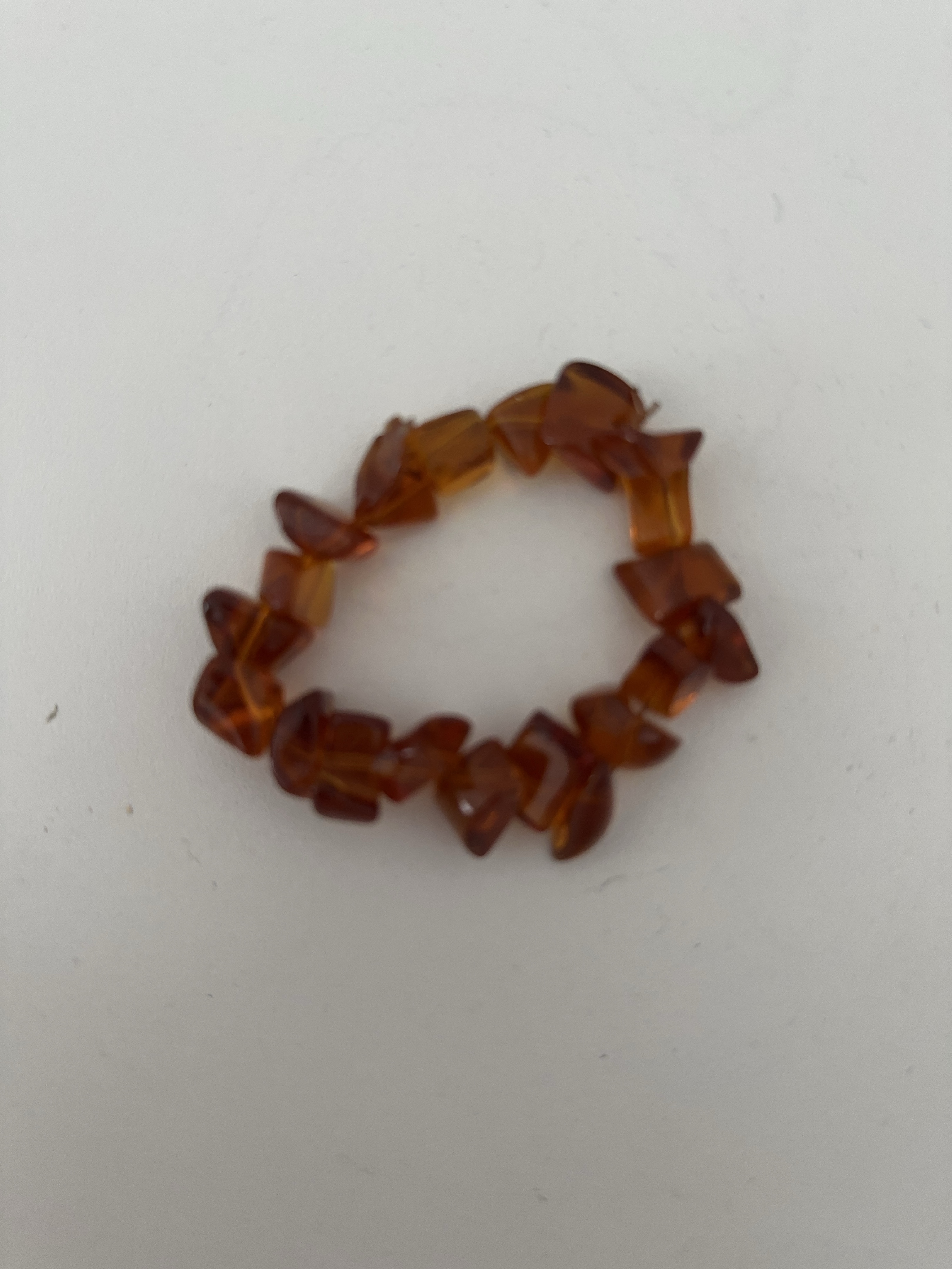 Natural Amber Bead Bracelet thumbnail