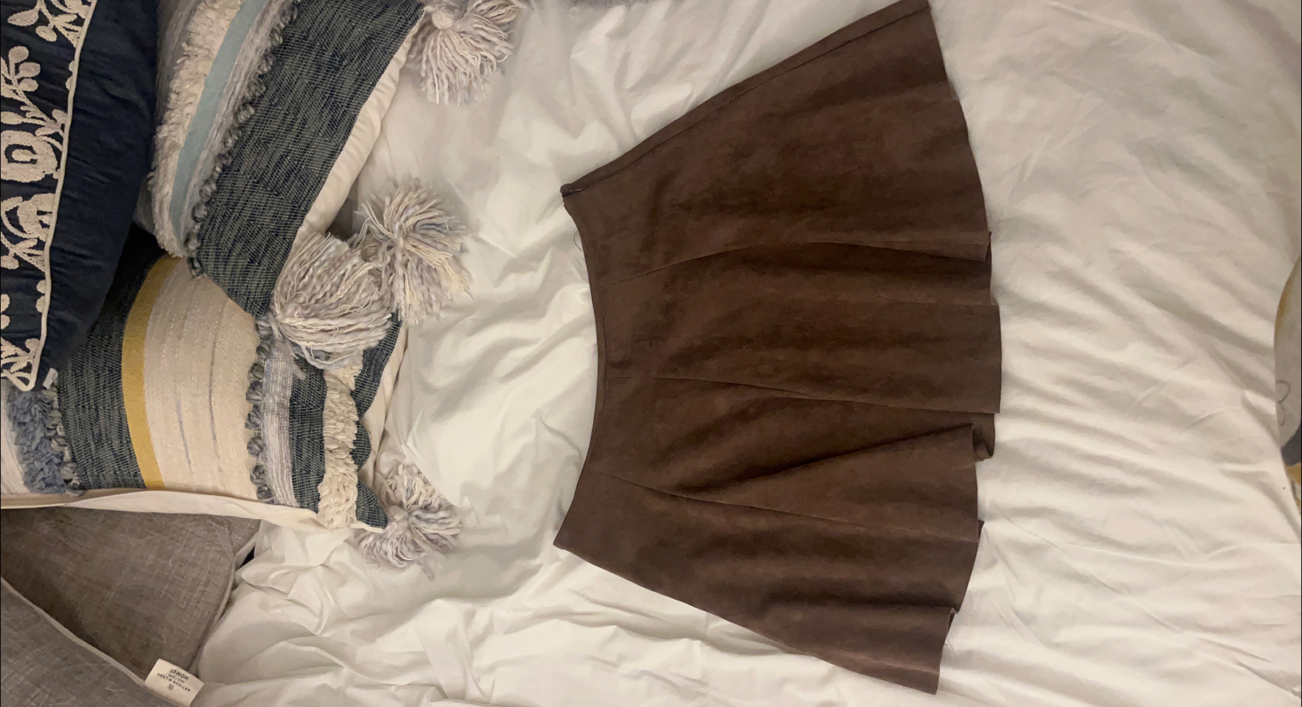 Brown Suede Skirt thumbnail