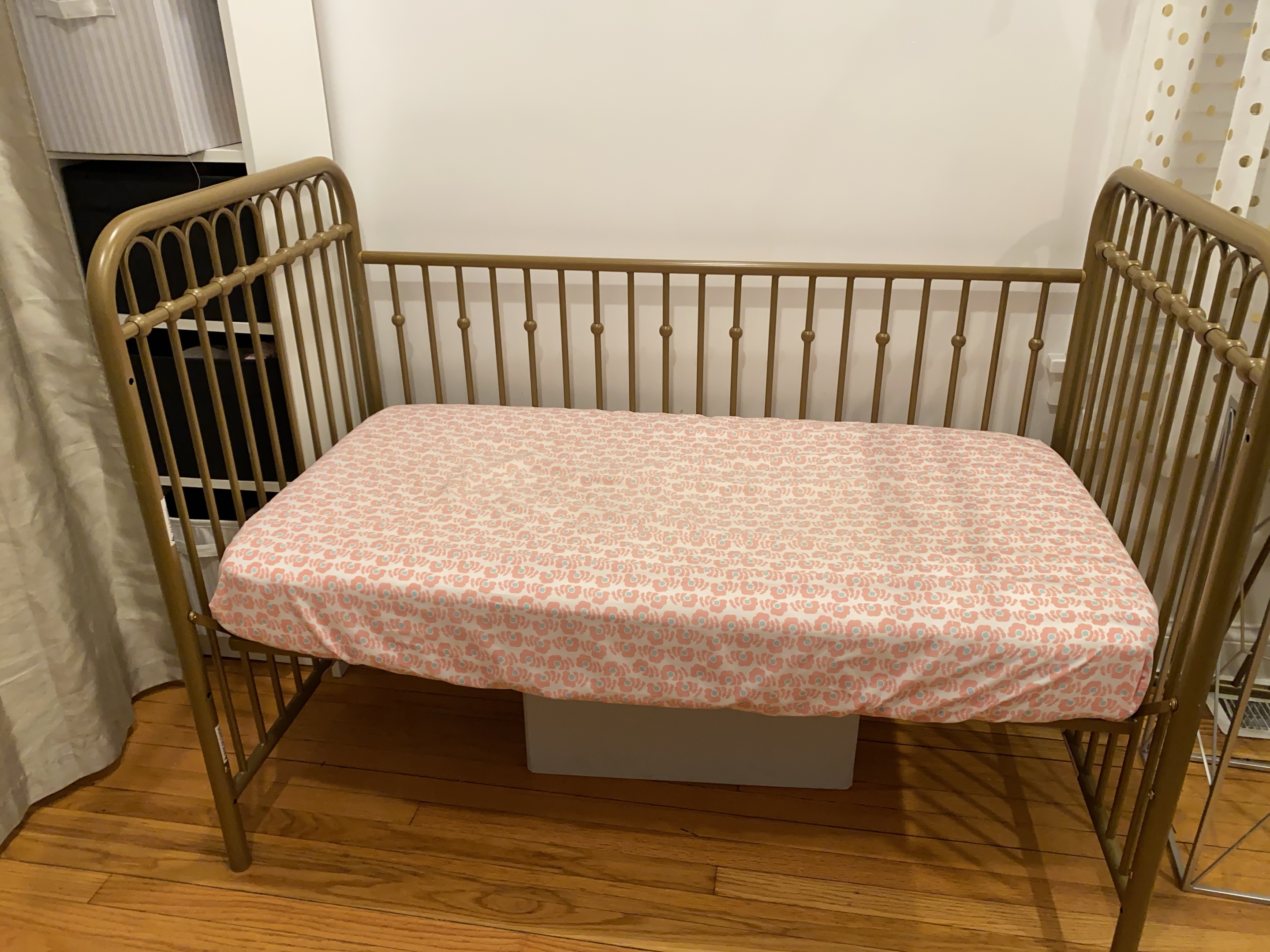 Gold Colored Baby Crib thumbnail