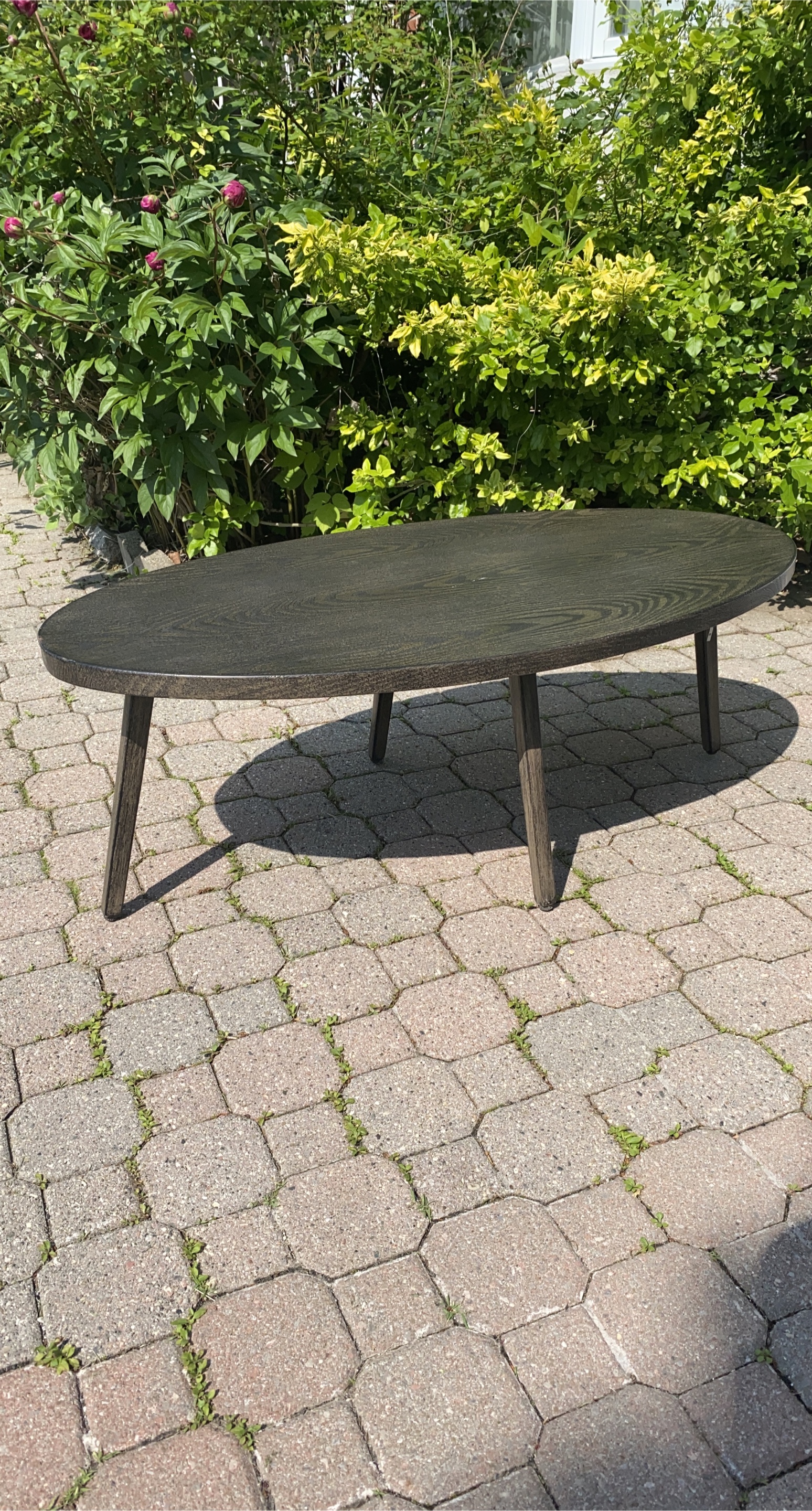 Dark Oval Coffee Table thumbnail