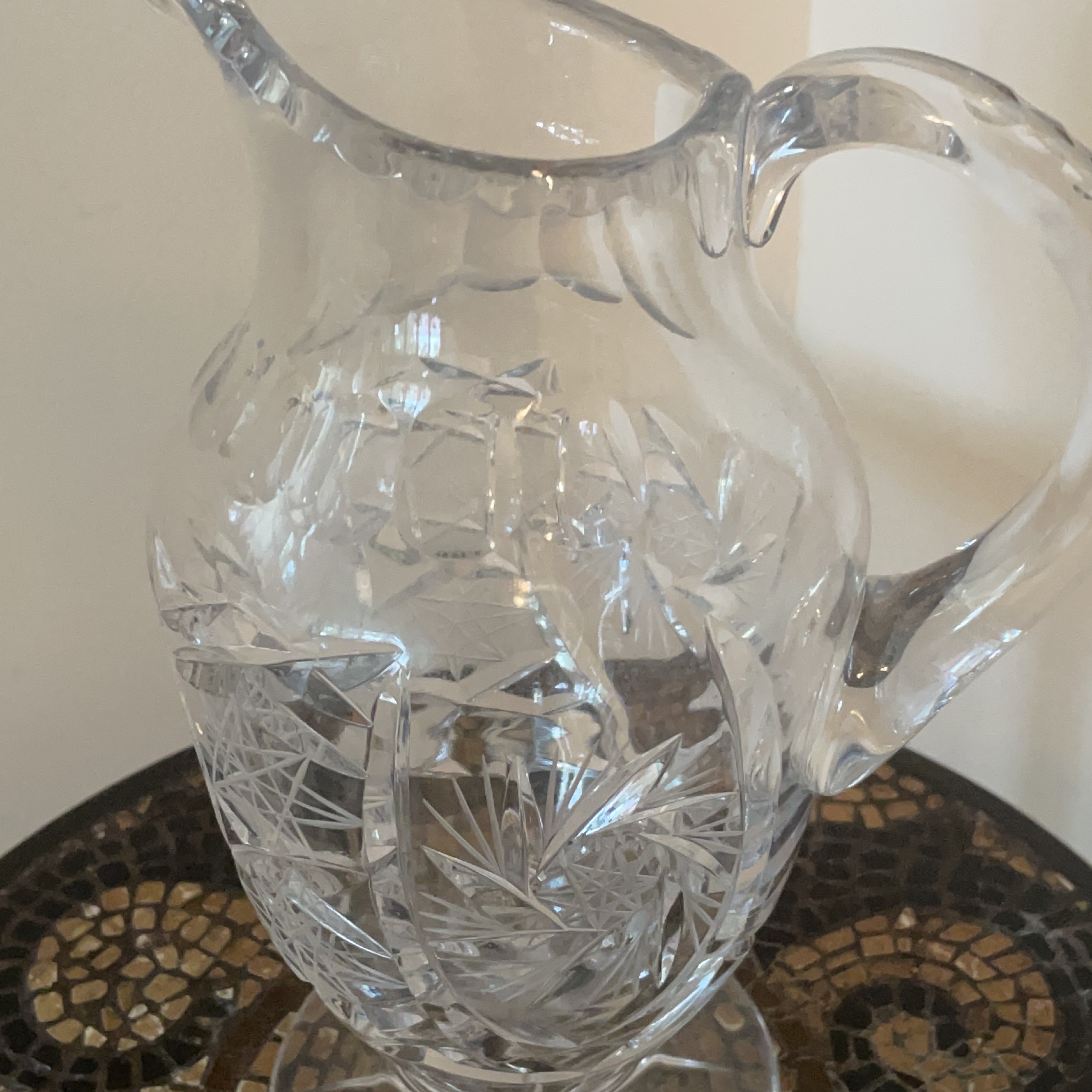 Clear Glass Pitcher