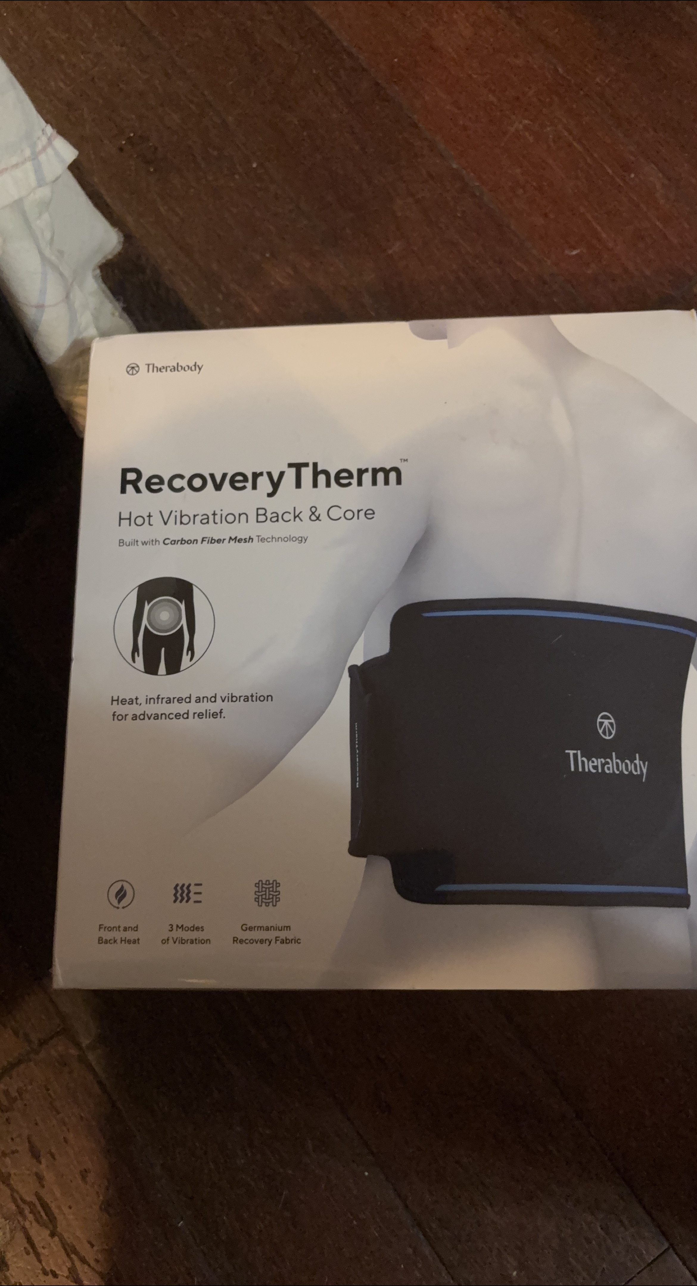 Therabody RecoveryTherm Hot Vibration Back & Core thumbnail