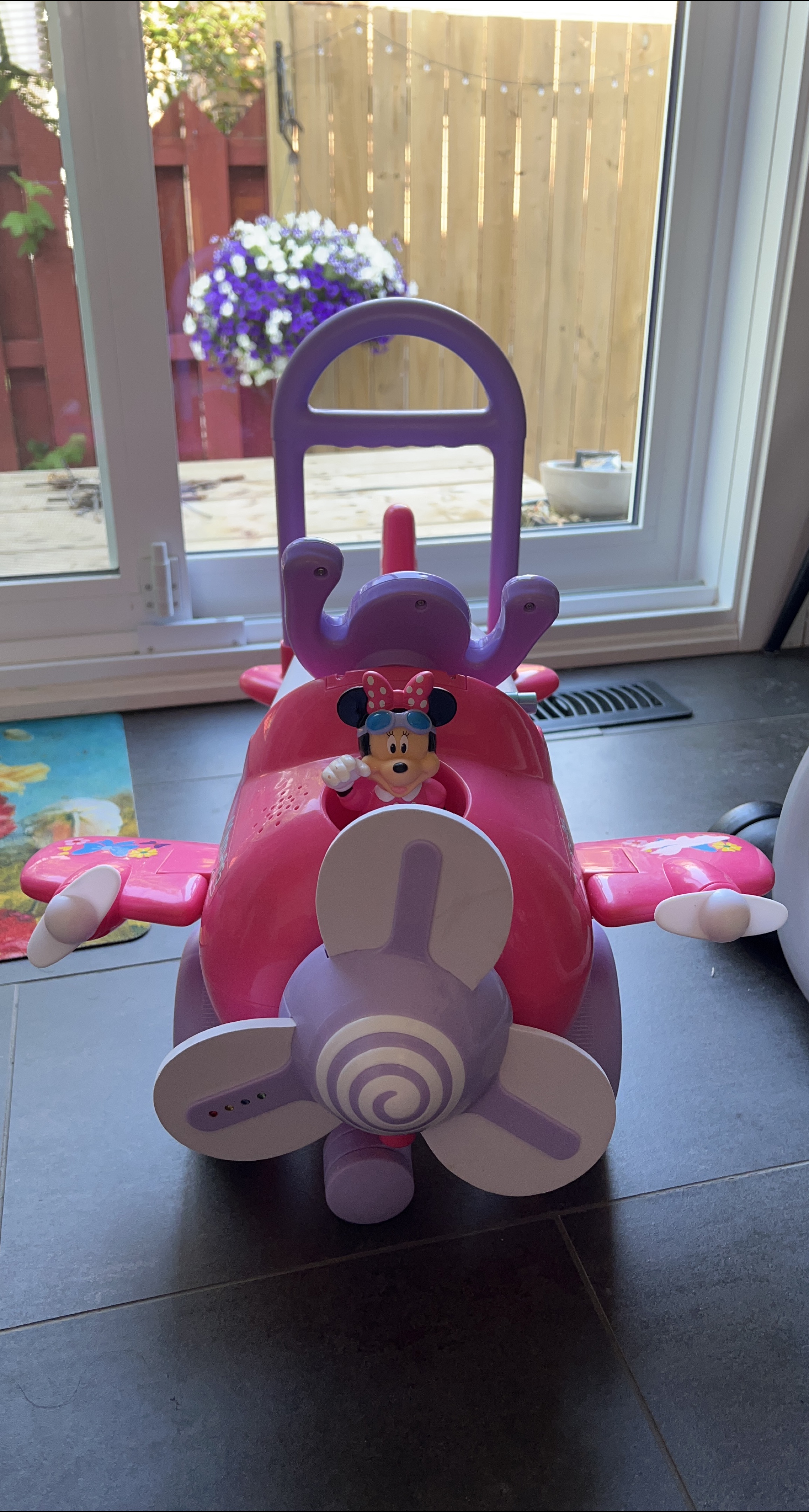 Minnie Mouse Ride-On Airplane
