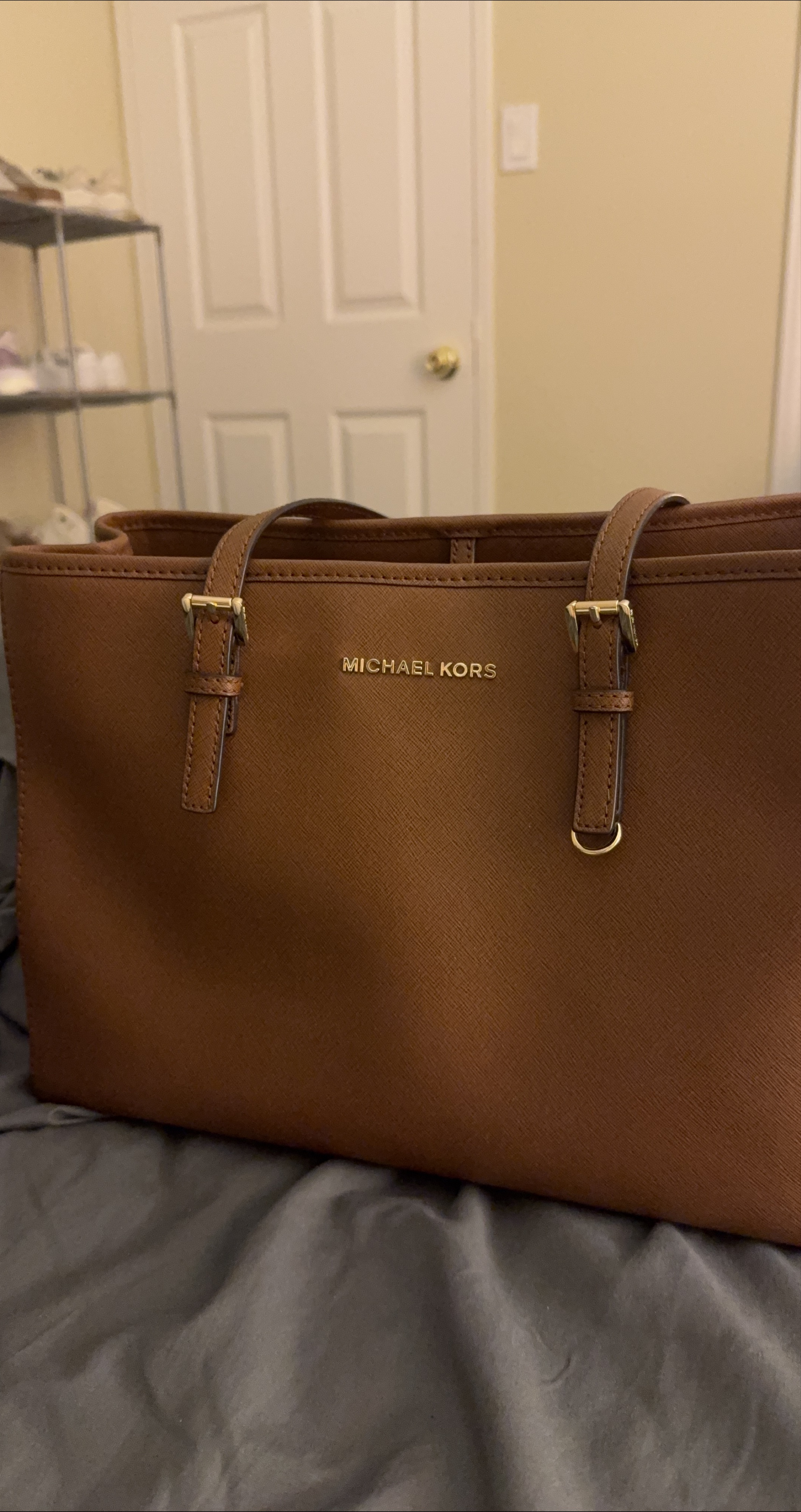 Michael Kors Brown Tote Bag