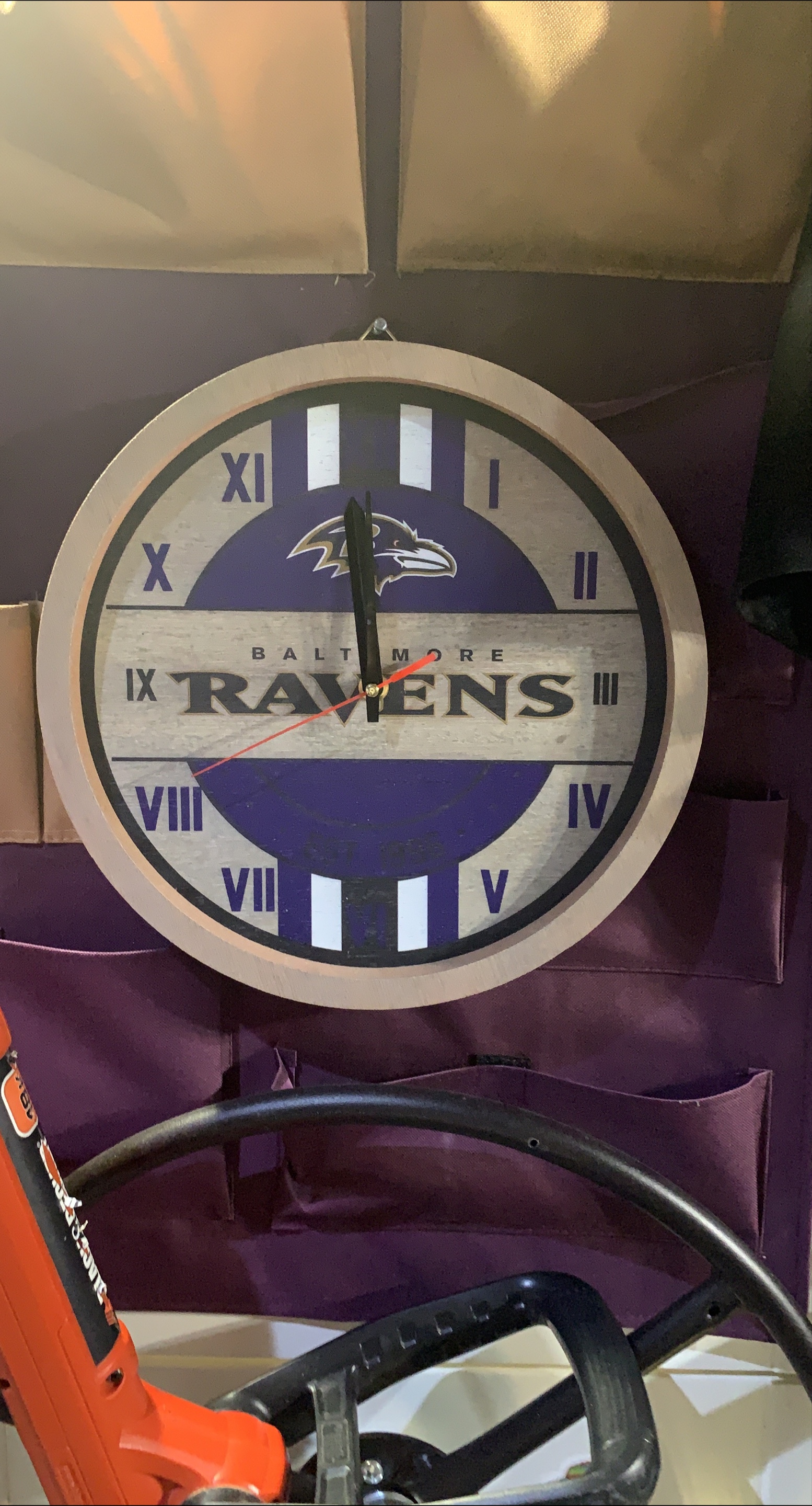Baltimore Ravens Wall Clock thumbnail