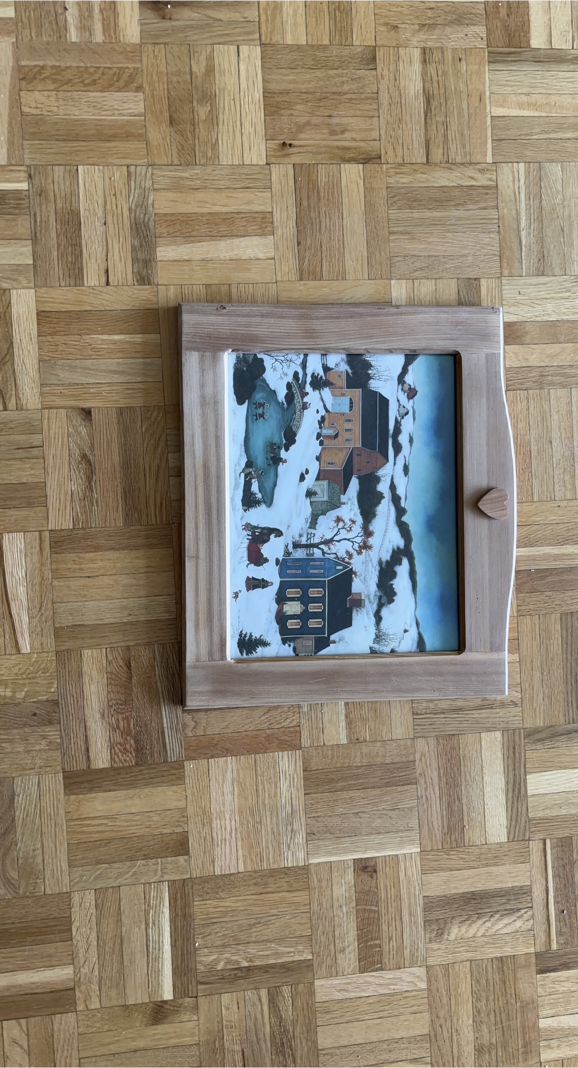 Framed Winter Scene Picture thumbnail